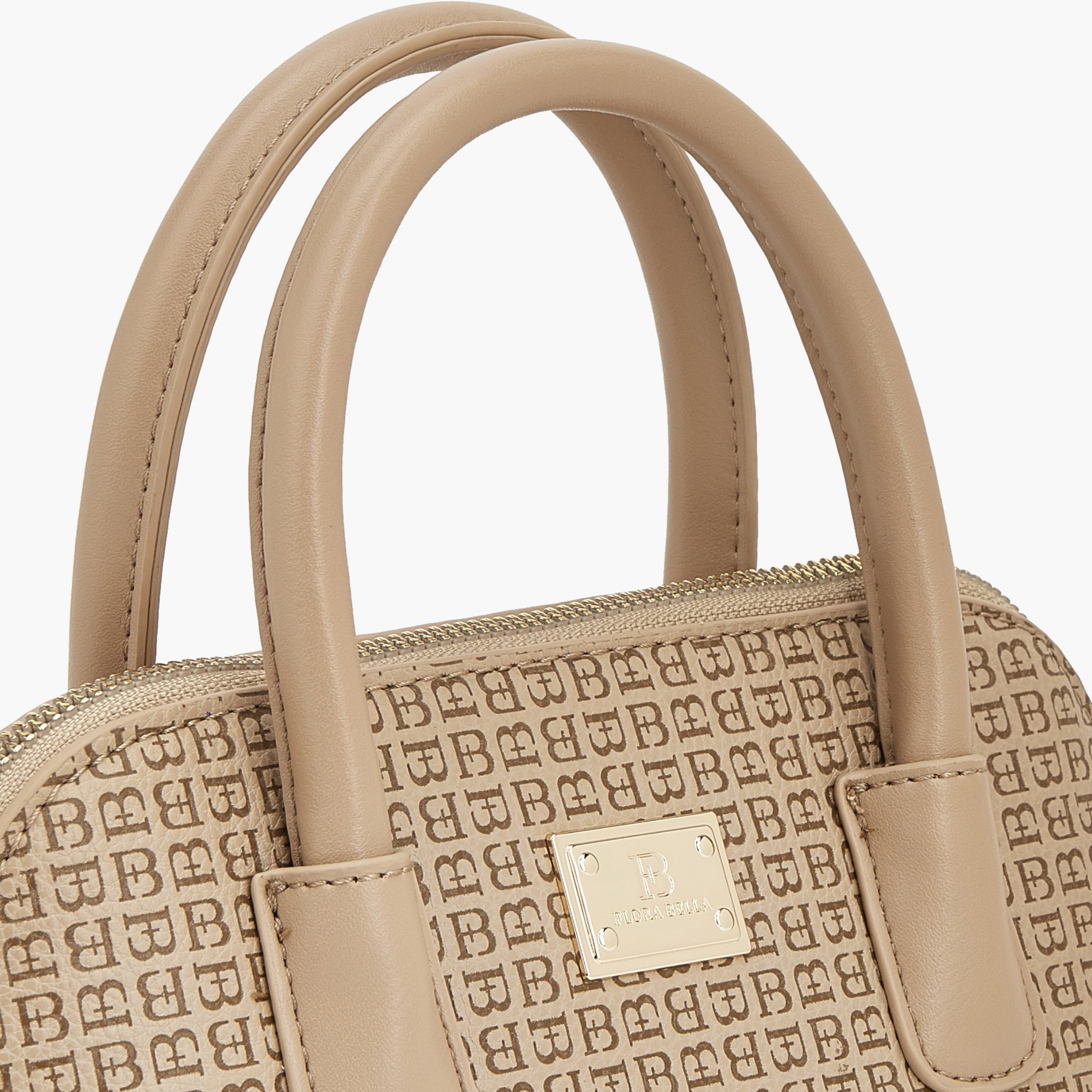 شنطة ساتشل بطبعات مونوجرام وحزام قابل للفصل من فلورا بيلا-women-bagsandwallets-handbags-image-4