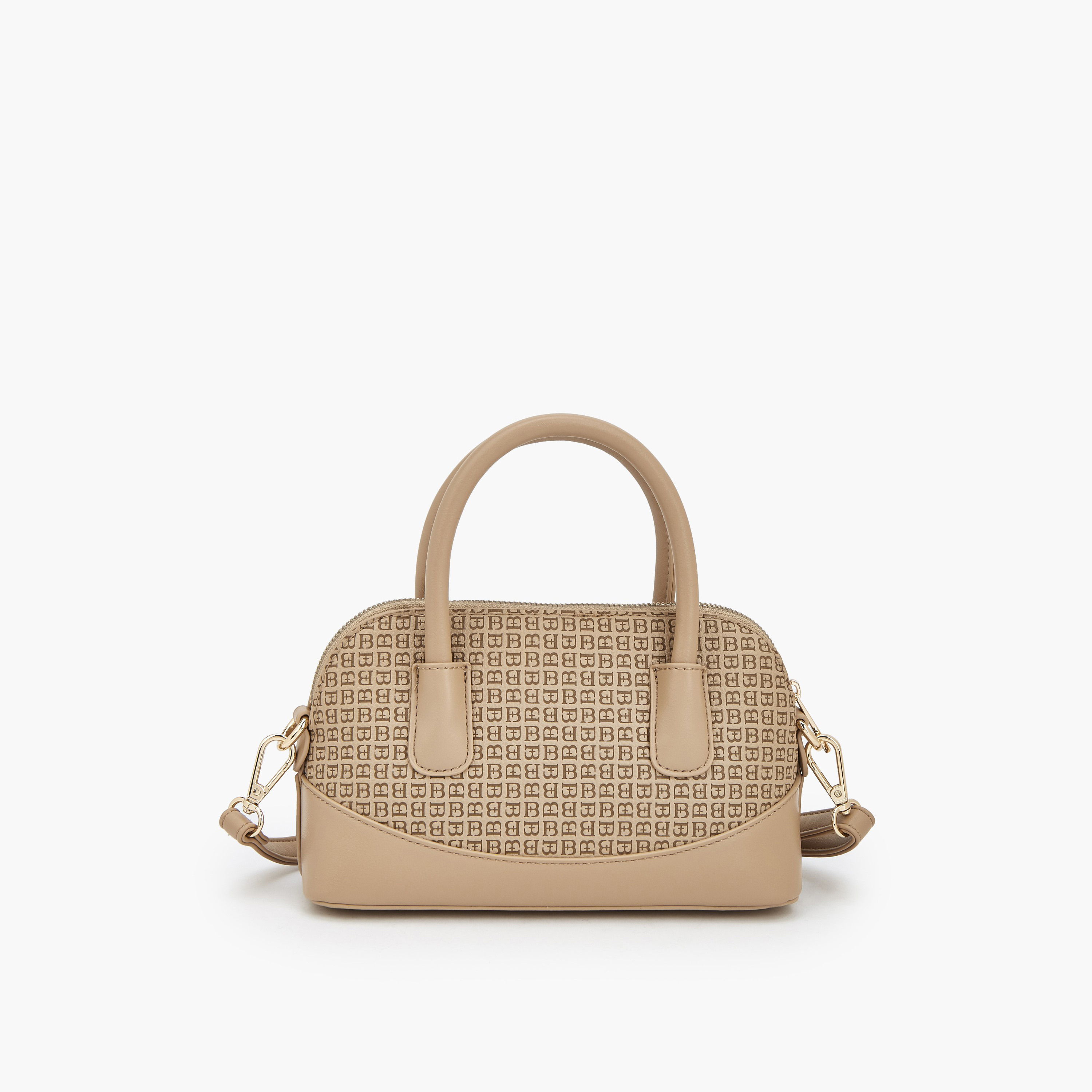 شنطة ساتشل بطبعات مونوجرام وحزام قابل للفصل من فلورا بيلا-women-bagsandwallets-handbags-image-6