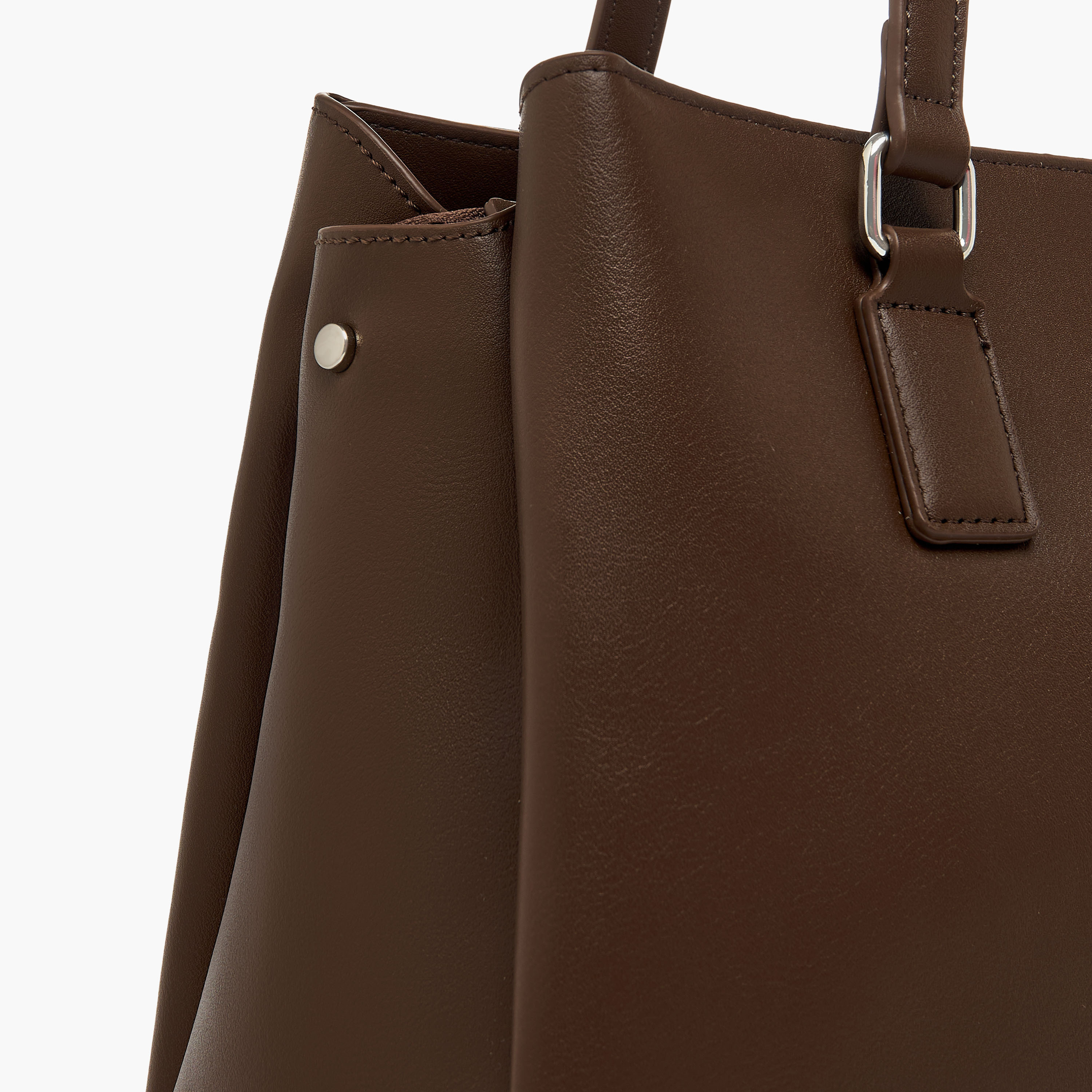 Flora Bella Solid Shoulder Bag with Double Handle and Zip Closure-women-bagsandwallets-handbags-image-5
