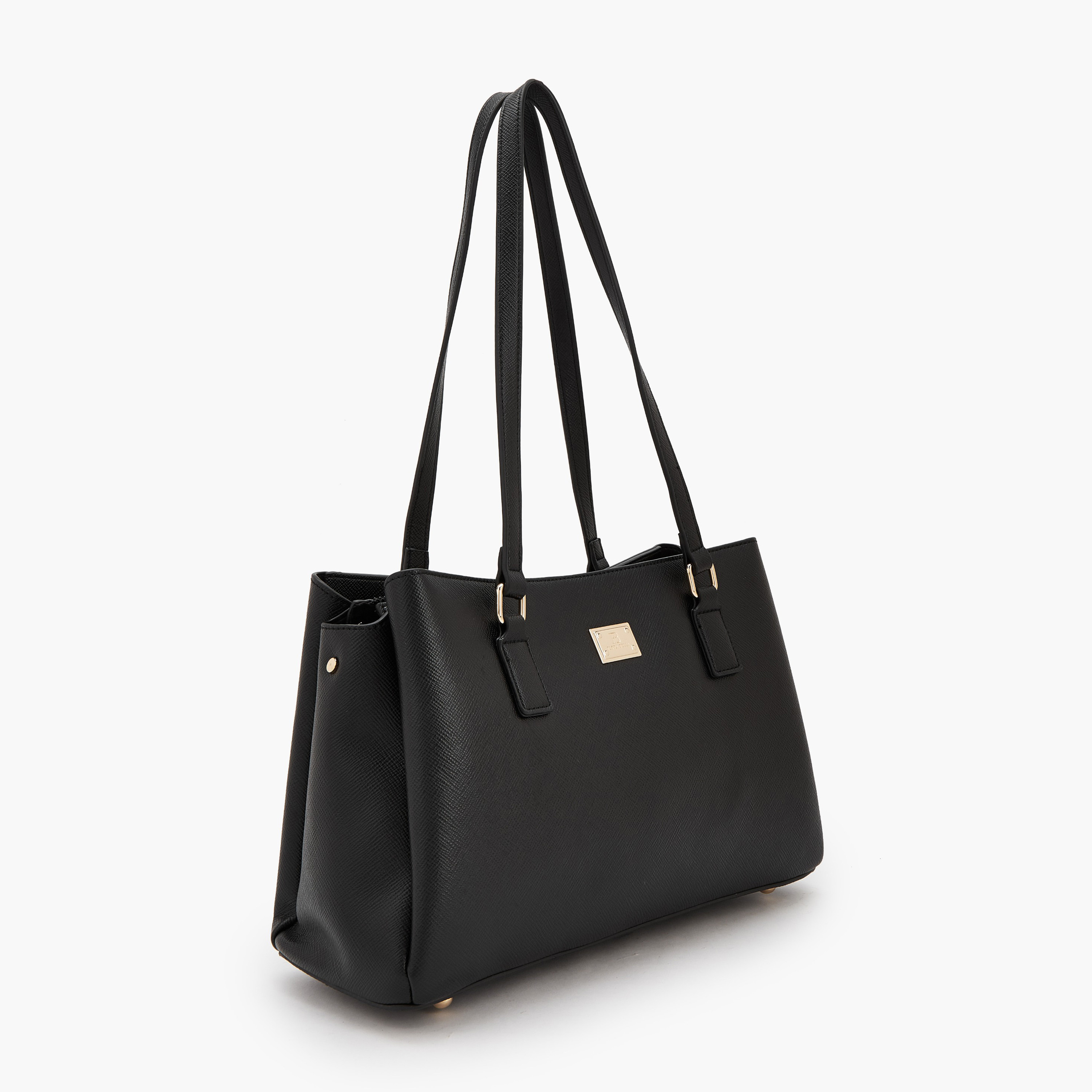 شنطة كتف سادة بسحاب إغلاق من فلورا بيلا-women-bagsandwallets-handbags-image-2