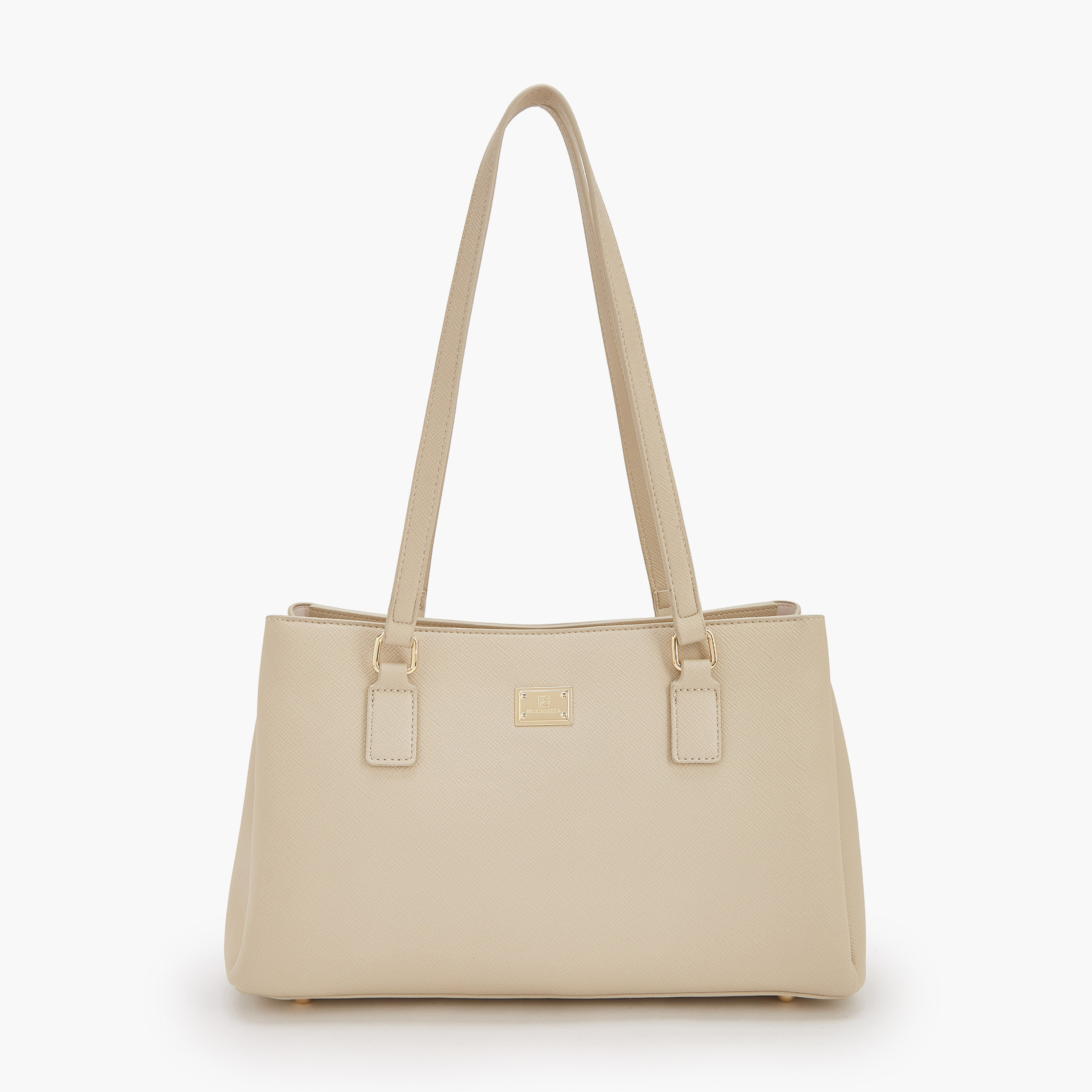 شنطة كتف سادة بسحاب إغلاق من فلورا بيلا-women-bagsandwallets-handbags-image-1