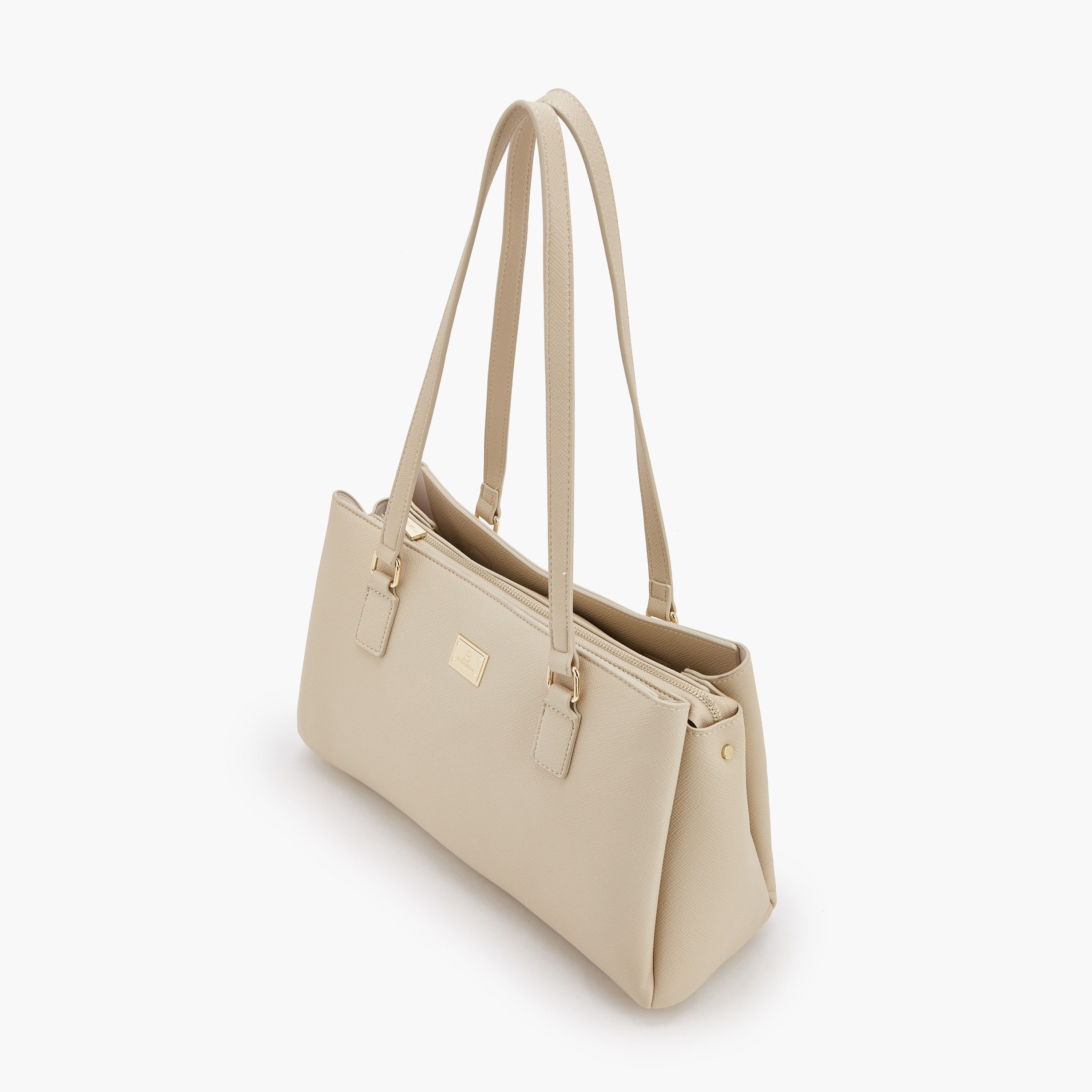 شنطة كتف سادة بسحاب إغلاق من فلورا بيلا-women-bagsandwallets-handbags-image-5