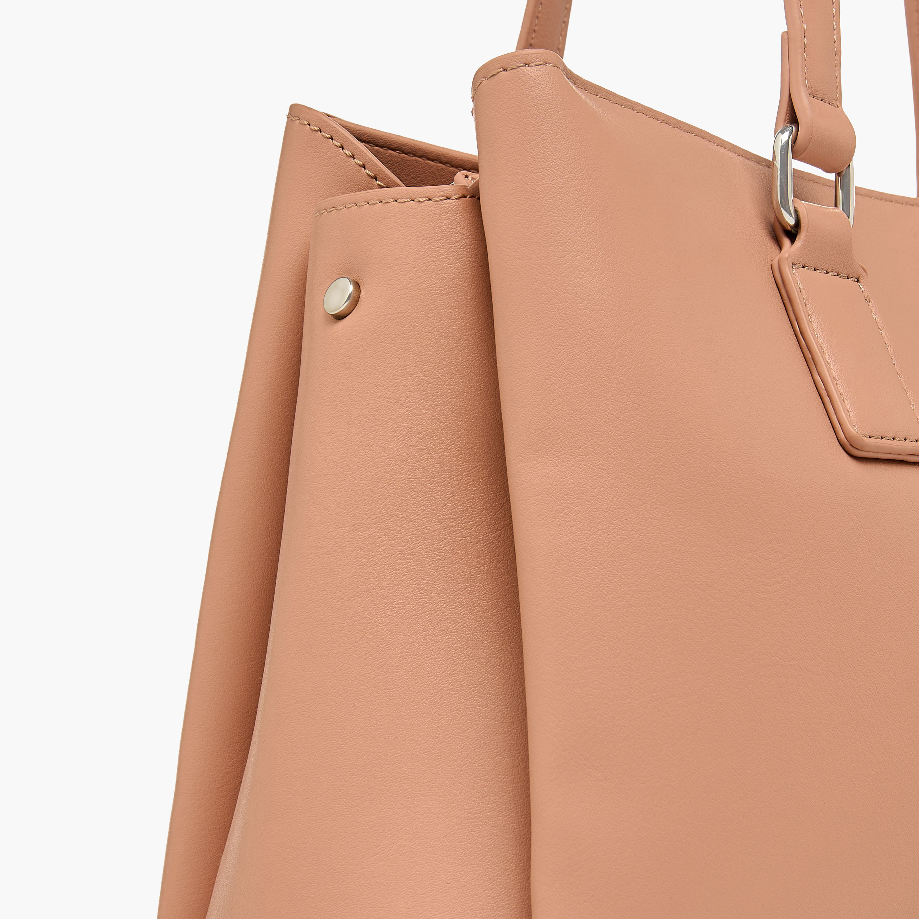 Flora Bella Solid Shoulder Bag with Double Handle and Zip Closure-women-bagsandwallets-handbags-image-5