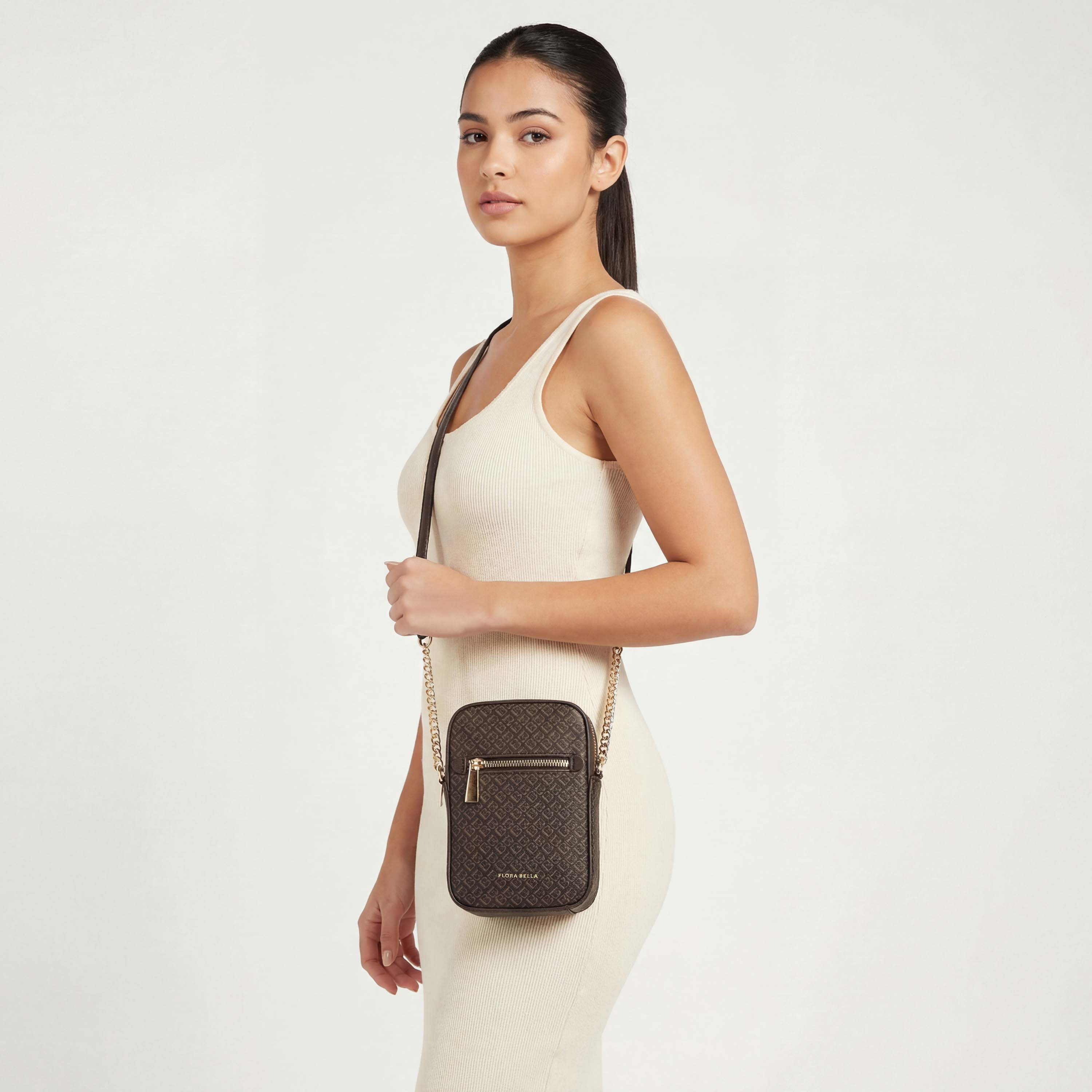 شنطة كروس بودي سادة مع حزام قابل للتعديل من فلورا بيلا-women-bagsandwallets-handbags-image-2