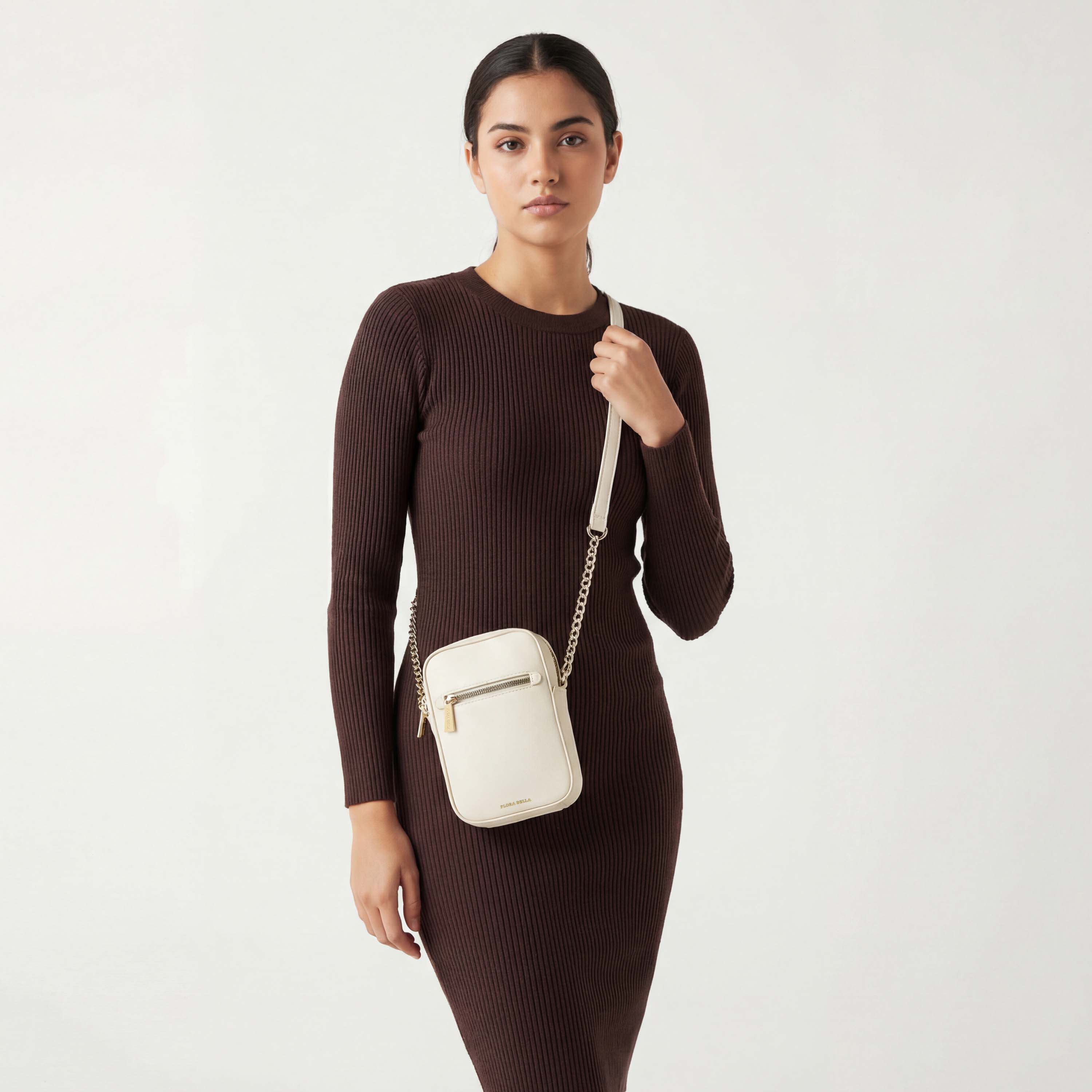 Flora Bella Solid Crossbody Bag with Adjustable Strap-women-bagsandwallets-handbags-image-2