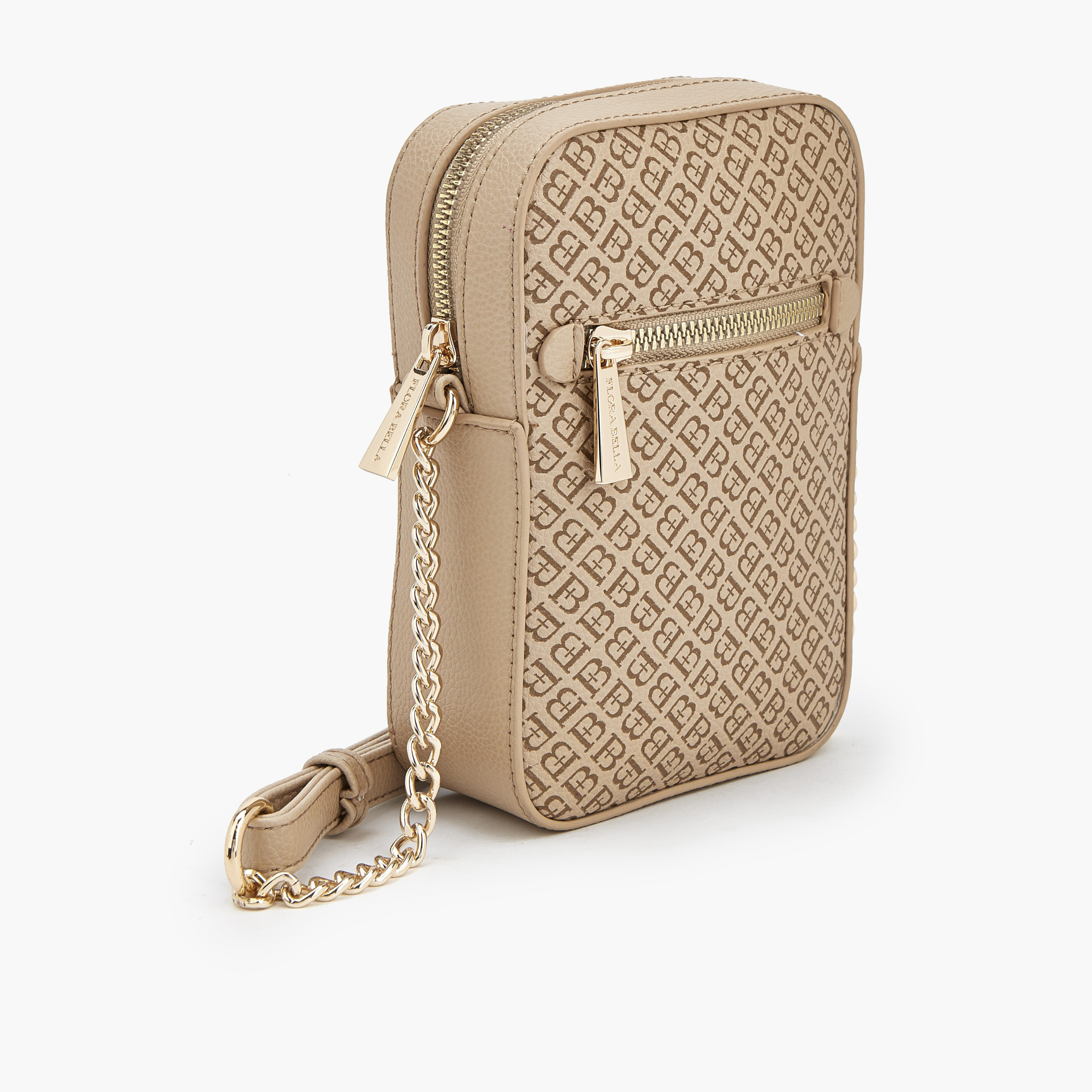 Flora Bella Monogram Print Crossbody Bag with Zip Closure-women-bagsandwallets-handbags-image-3