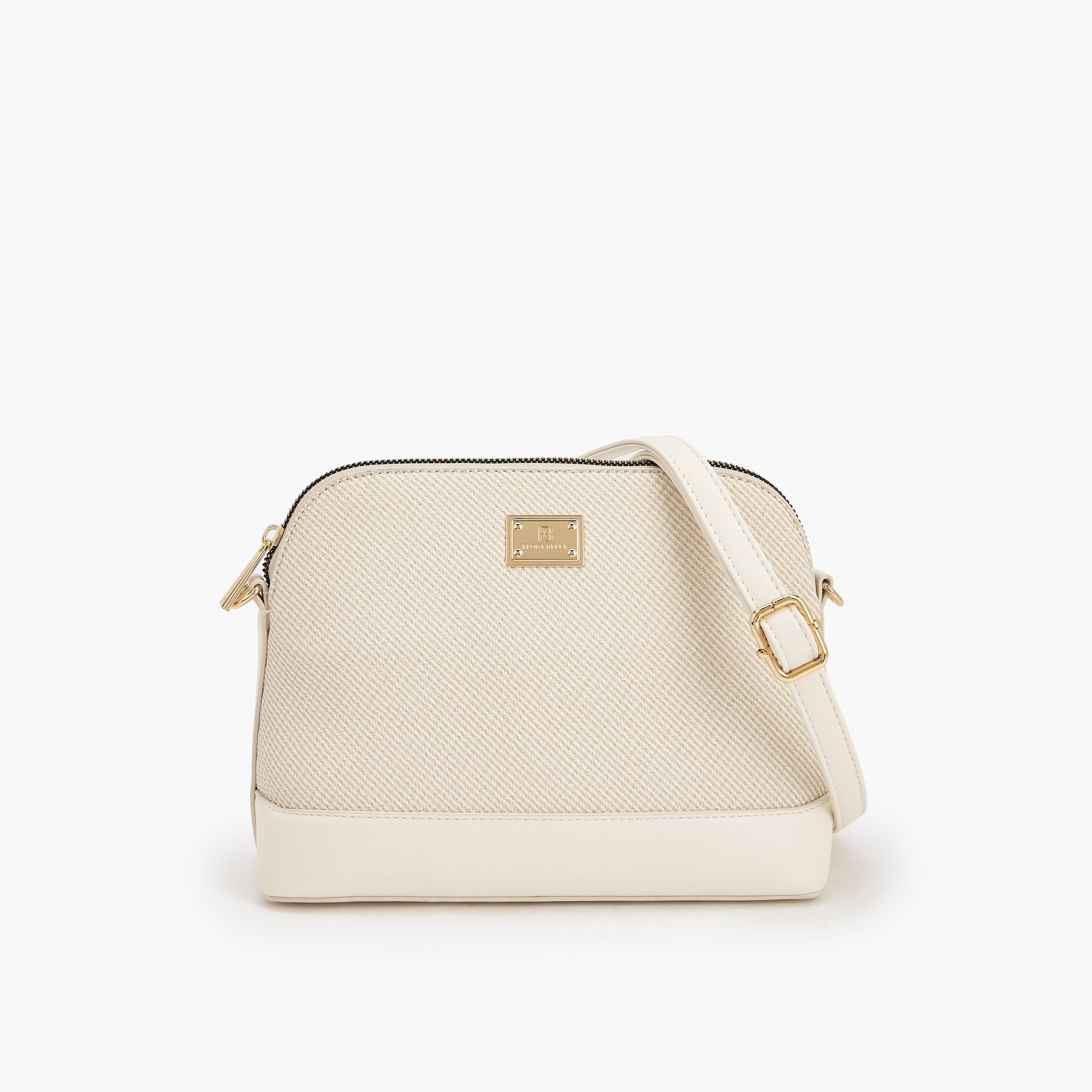 شنطة كروس بودي بارزة الملمس بحزام كتف قابل للفصل من فلورا بيلا-women-bagsandwallets-handbags-image-1