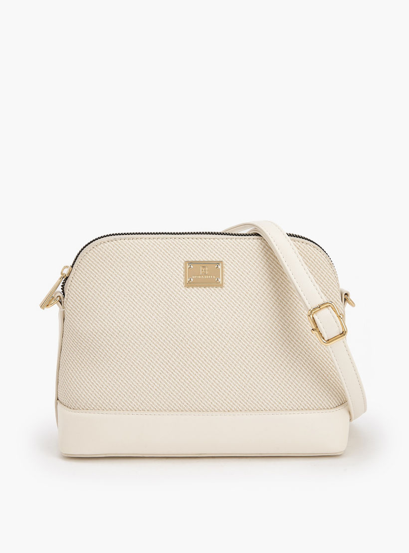 شنطة كروس بودي بارزة الملمس بحزام كتف قابل للفصل من فلورا بيلا-women-bagsandwallets-handbags-image-1