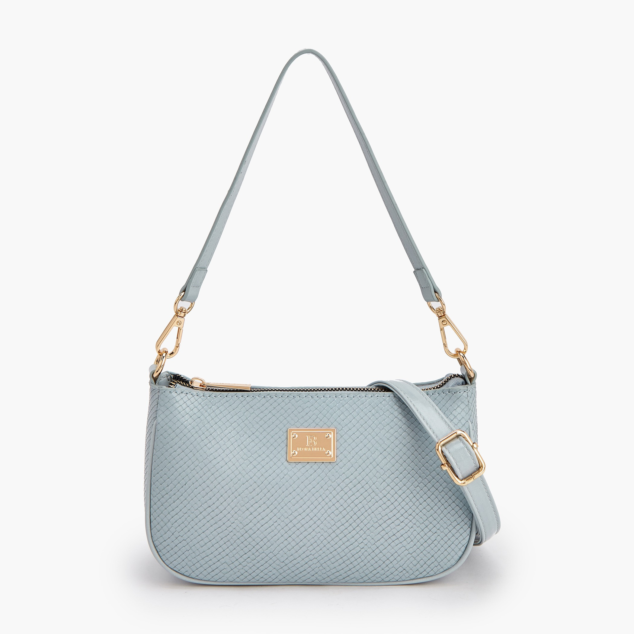 شنطة كتف بارزة الملمس مع حزام قابل للفصل للنساء من فلورا بيلا-women-bagsandwallets-handbags-image-1