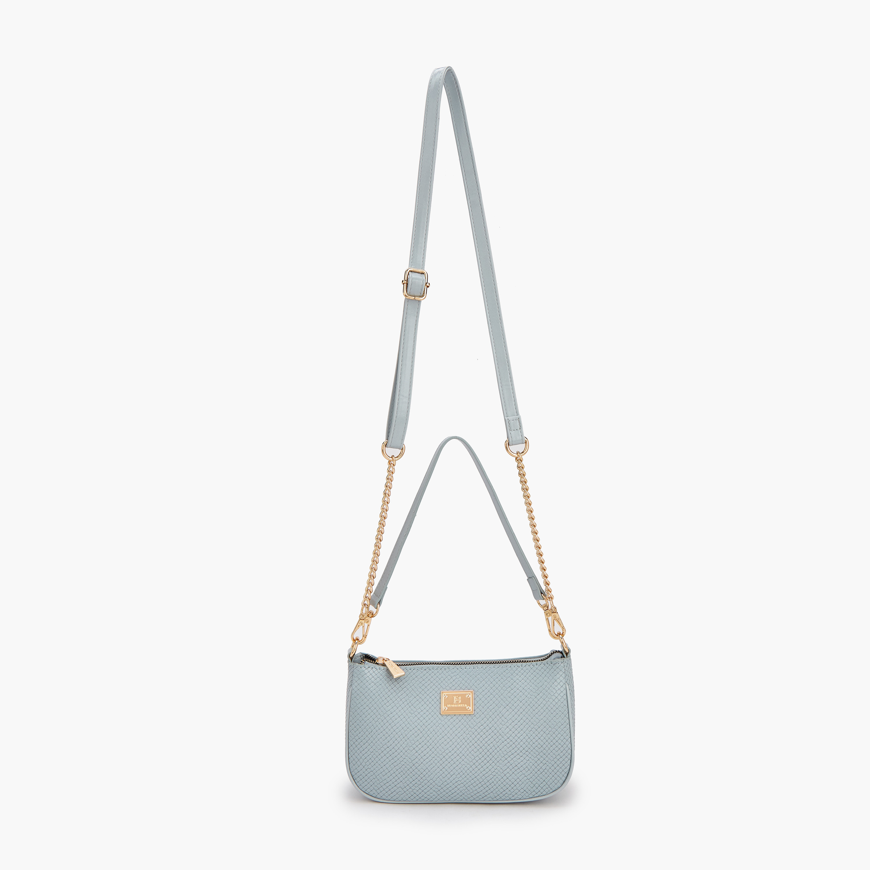 شنطة كتف بارزة الملمس مع حزام قابل للفصل للنساء من فلورا بيلا-women-bagsandwallets-handbags-image-3
