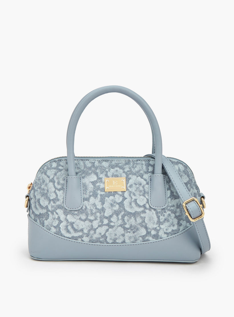 شنطة ساتشل بطبعات زهور وحزام قابل للفصل من فلورا بيلا-women-bagsandwallets-handbags-image-1