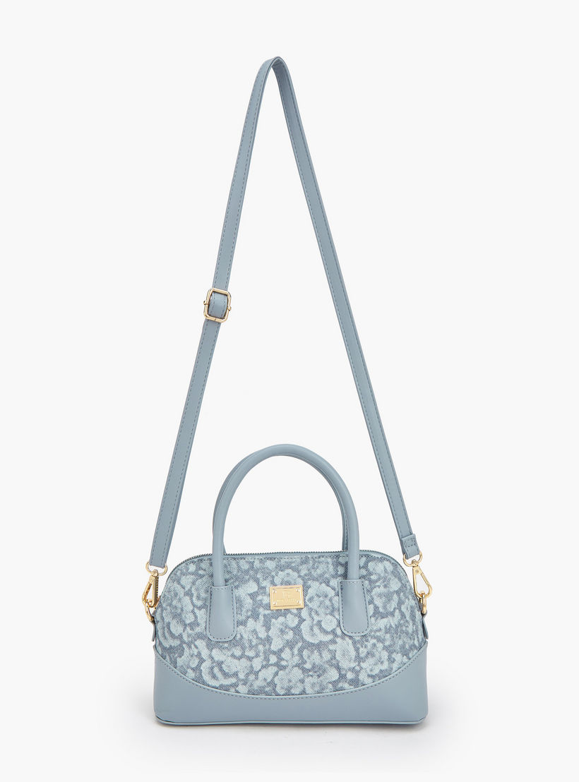 شنطة ساتشل بطبعات زهور وحزام قابل للفصل من فلورا بيلا-women-bagsandwallets-handbags-image-3