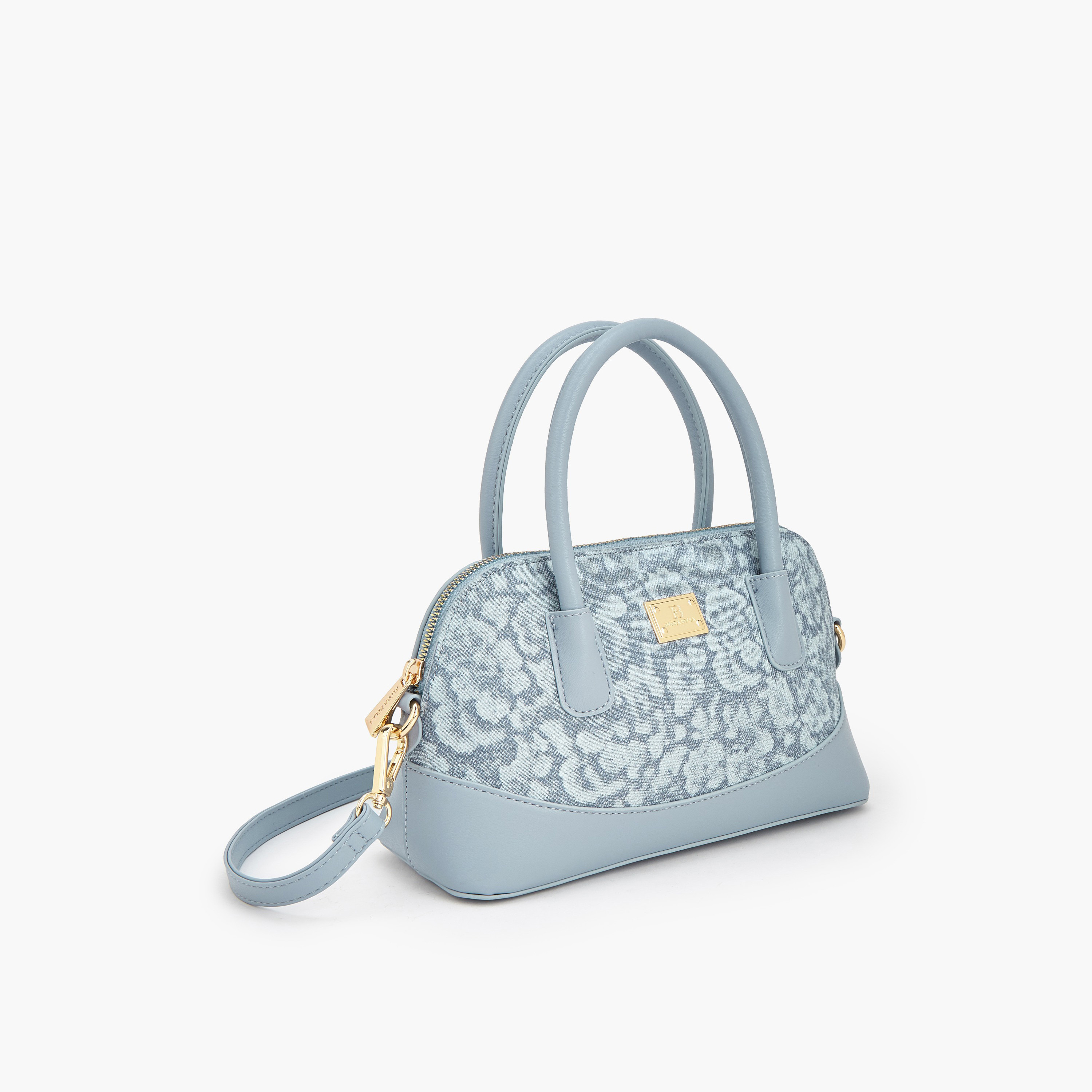 شنطة ساتشل بطبعات زهور وحزام قابل للفصل من فلورا بيلا-women-bagsandwallets-handbags-image-4