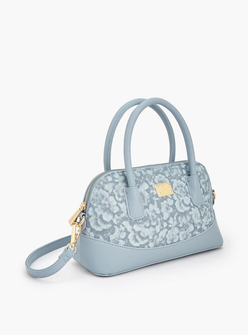 شنطة ساتشل بطبعات زهور وحزام قابل للفصل من فلورا بيلا-women-bagsandwallets-handbags-image-4