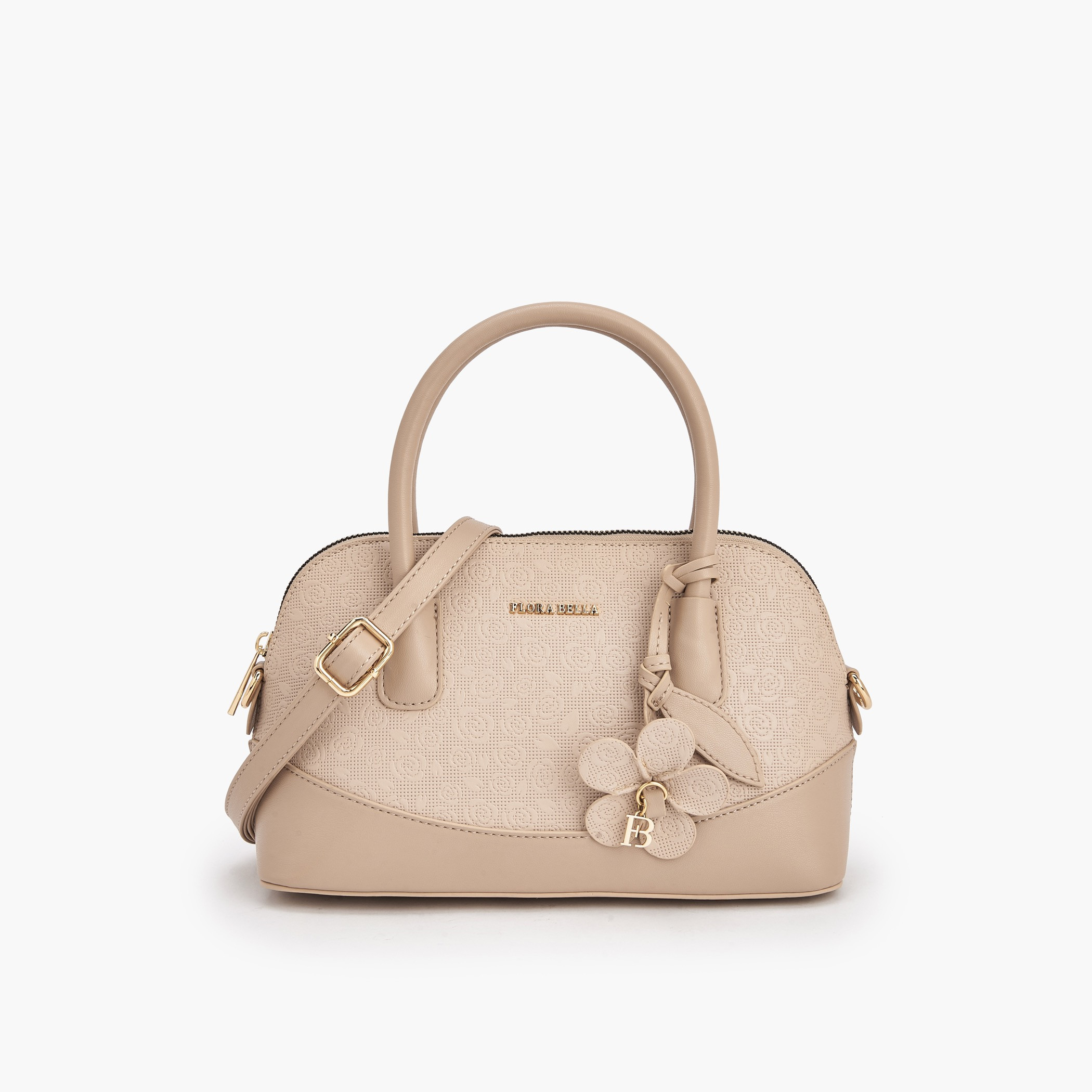 Flora Bella Floral Textured Crossbody Bag with Charm Detail-women-bagsandwallets-handbags-image-1