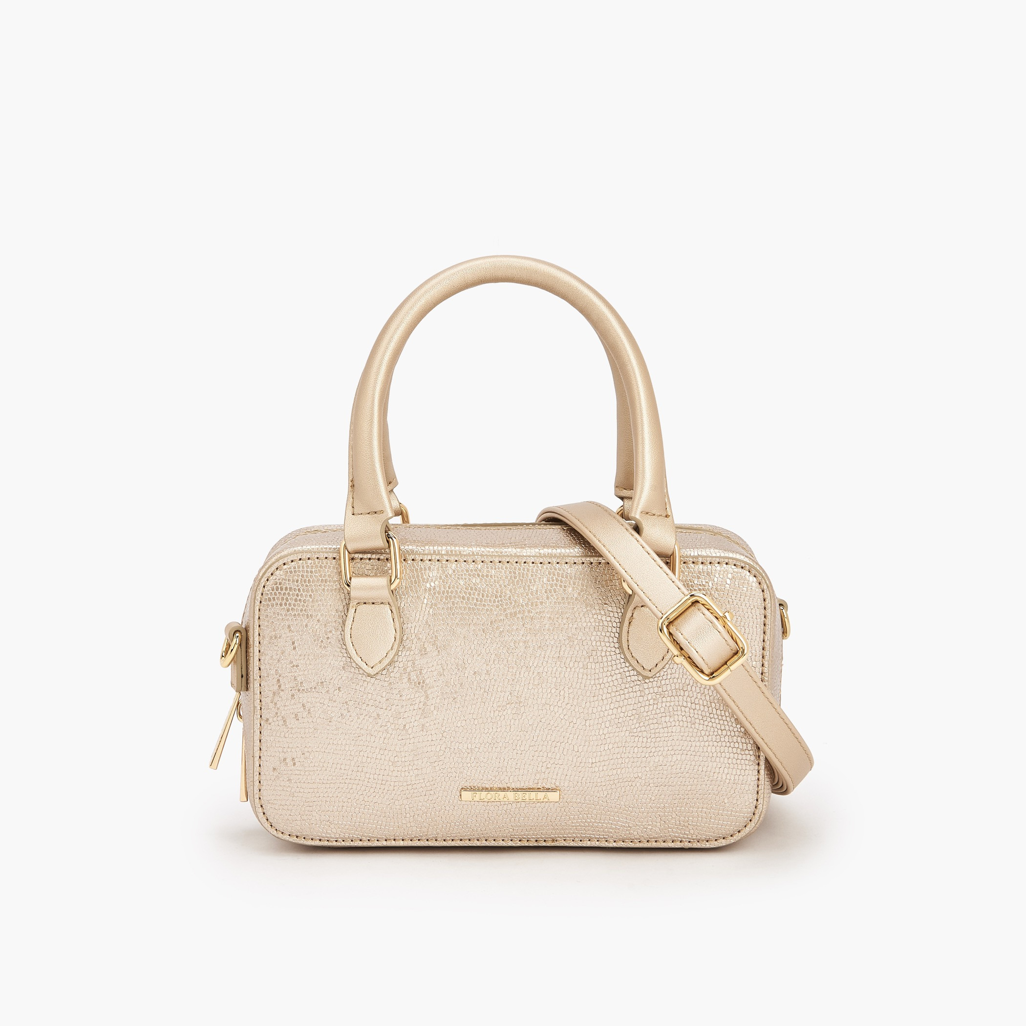 شنطة كروس بودي بارزة الملمس بحزام كتف قابل للفصل من فلورا بيلا-women-bagsandwallets-handbags-image-1