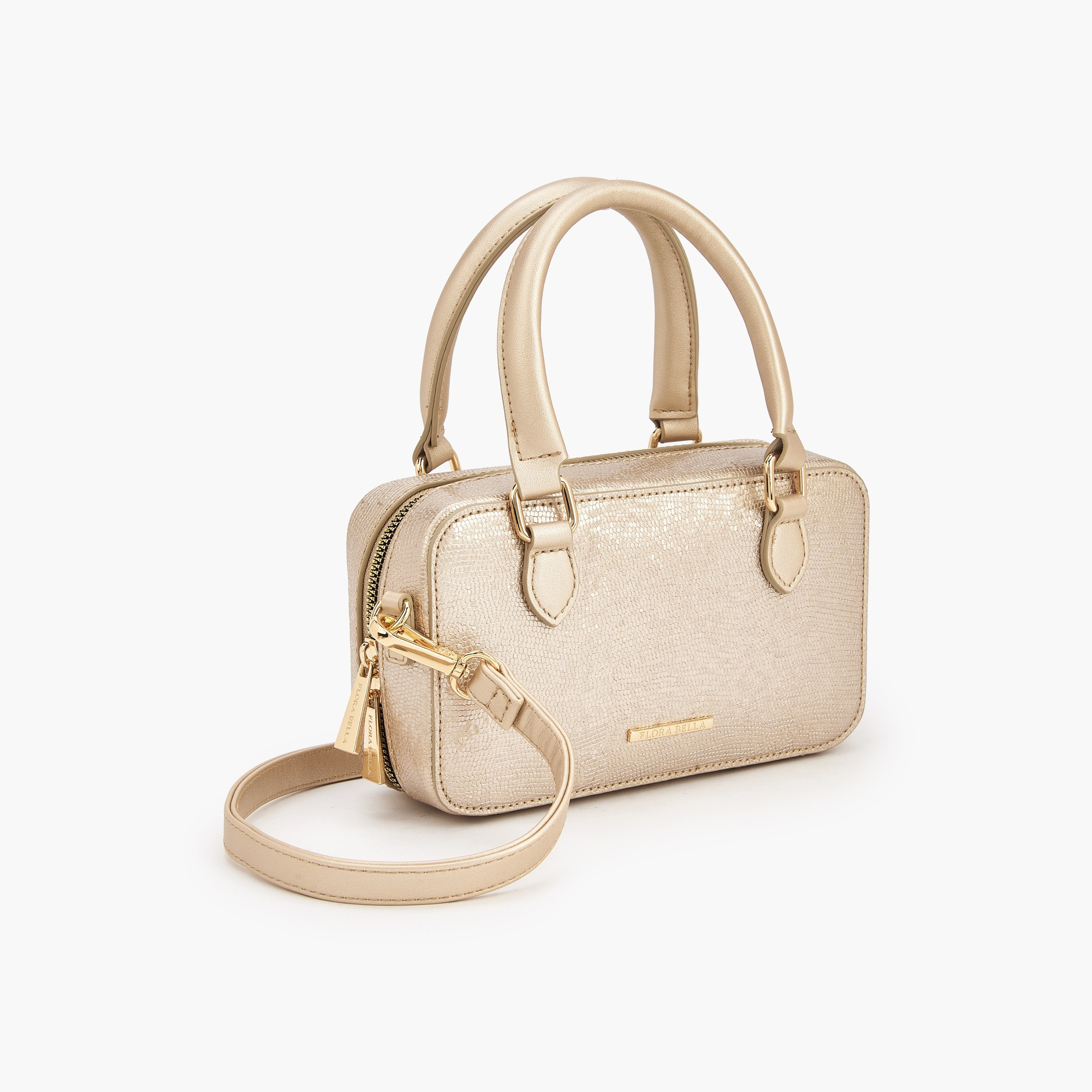 شنطة كروس بودي بارزة الملمس بحزام كتف قابل للفصل من فلورا بيلا-women-bagsandwallets-handbags-image-5