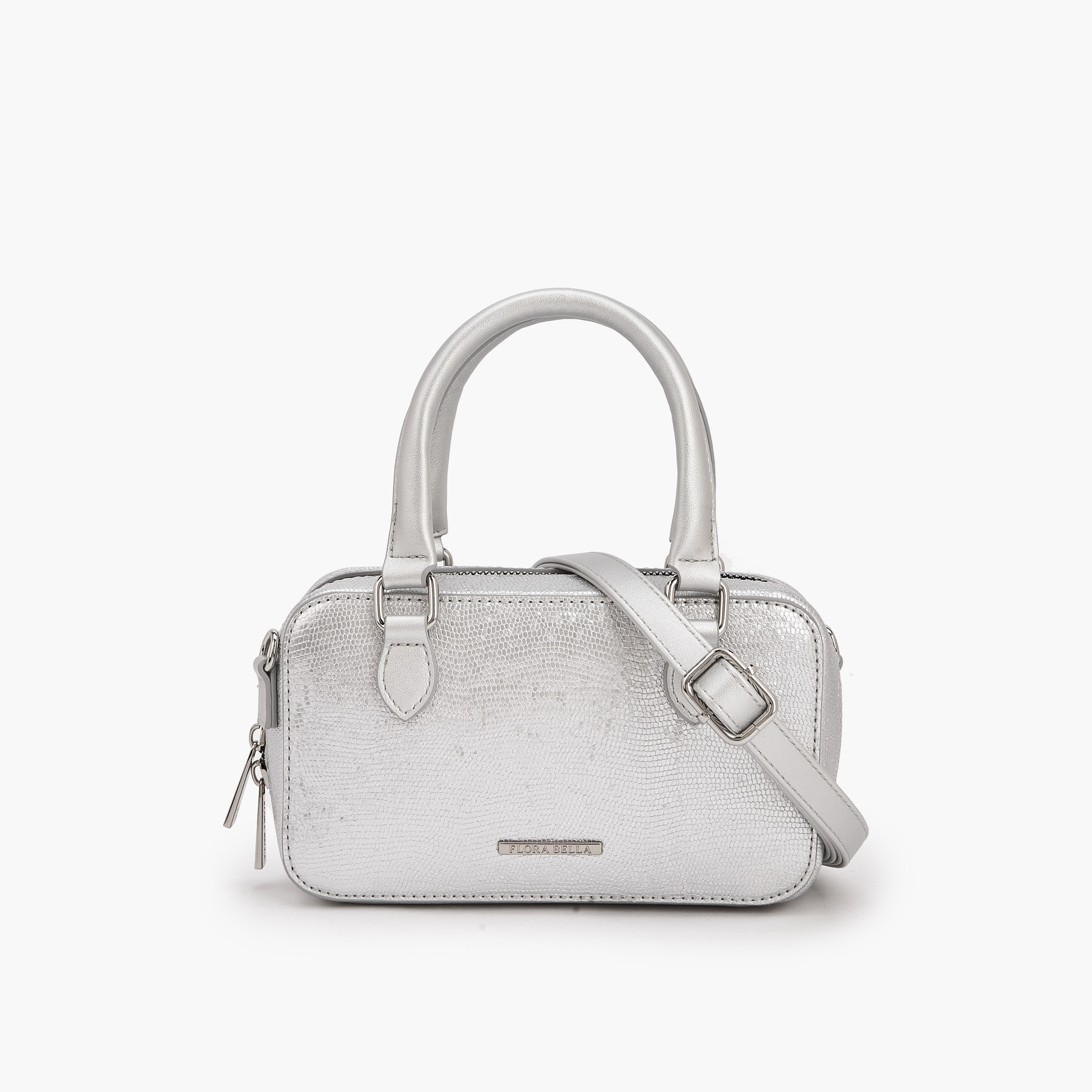 Flora Bella Textured Crossbody Bag with Detachable Shoulder Strap-women-bagsandwallets-handbags-image-1