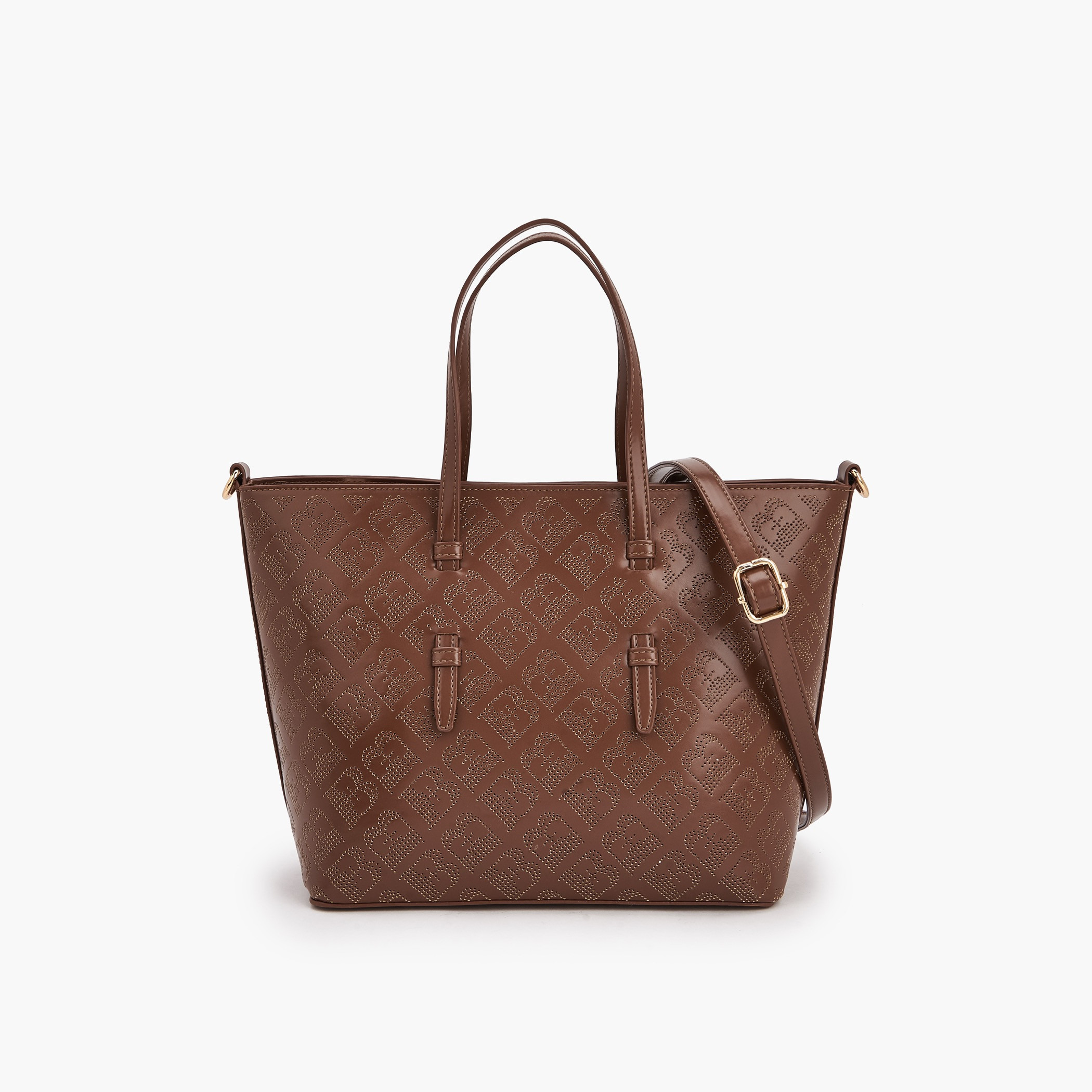 شنطة توتي مفرّغة بالليزر مع حزام كتف قابل للفصل للنساء من فلورا بيلا-women-bagsandwallets-handbags-image-1