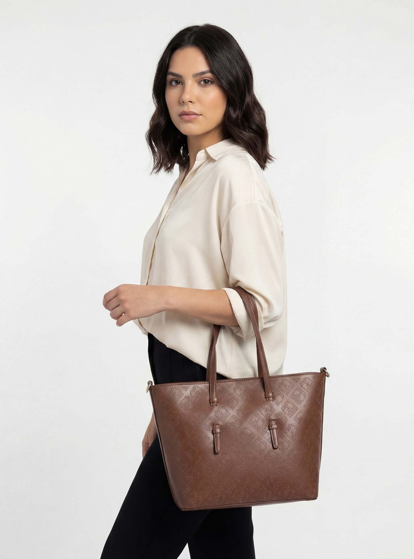 شنطة توتي مفرّغة بالليزر مع حزام كتف قابل للفصل للنساء من فلورا بيلا-women-bagsandwallets-handbags-image-2