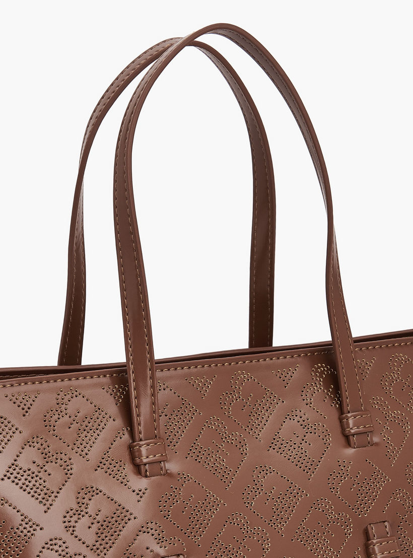 شنطة توتي مفرّغة بالليزر مع حزام كتف قابل للفصل للنساء من فلورا بيلا-women-bagsandwallets-handbags-image-6