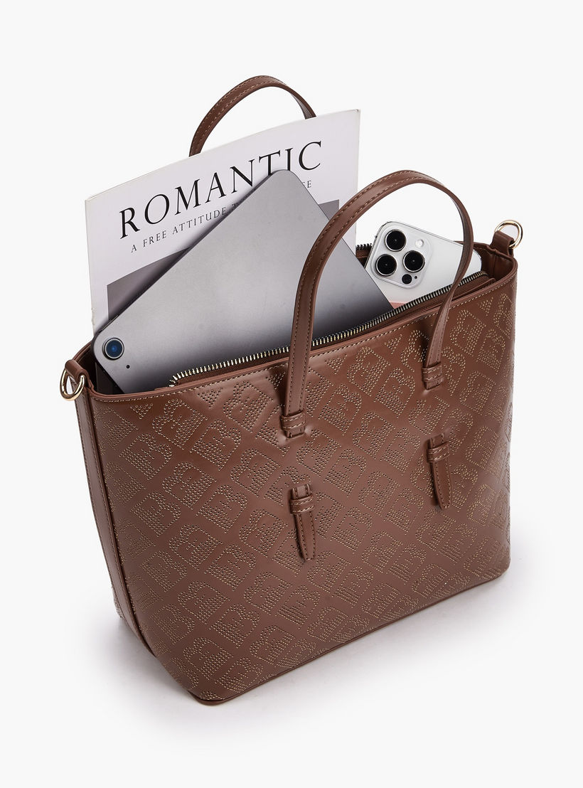 شنطة توتي مفرّغة بالليزر مع حزام كتف قابل للفصل للنساء من فلورا بيلا-women-bagsandwallets-handbags-image-8