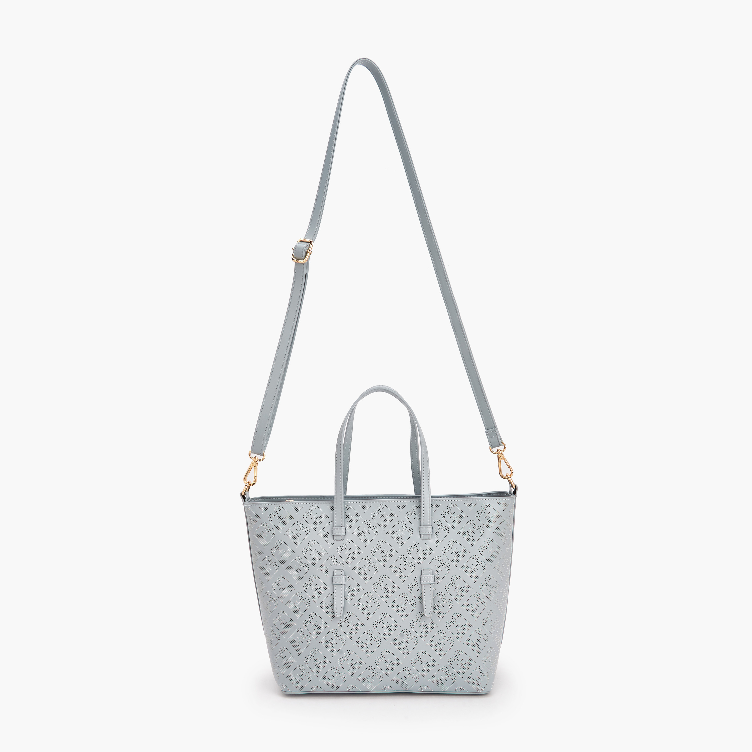 Flora Bella Laser Cut Design Tote Bag with Detachable Shoulder Strap-women-bagsandwallets-handbags-image-3