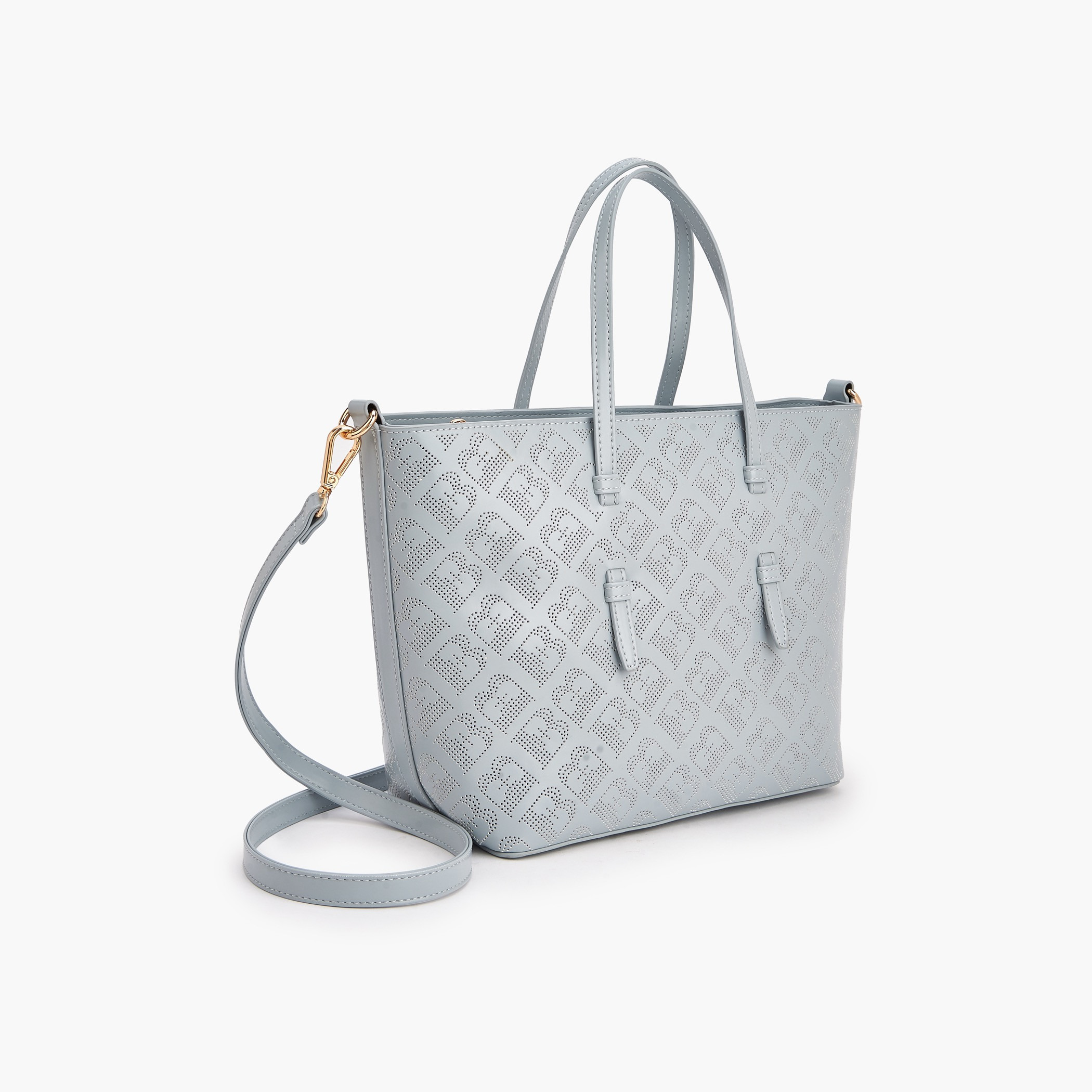 Flora Bella Laser Cut Design Tote Bag with Detachable Shoulder Strap-women-bagsandwallets-handbags-image-4