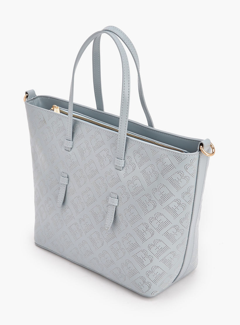 Flora Bella Laser Cut Design Tote Bag with Detachable Shoulder Strap-women-bagsandwallets-handbags-image-6