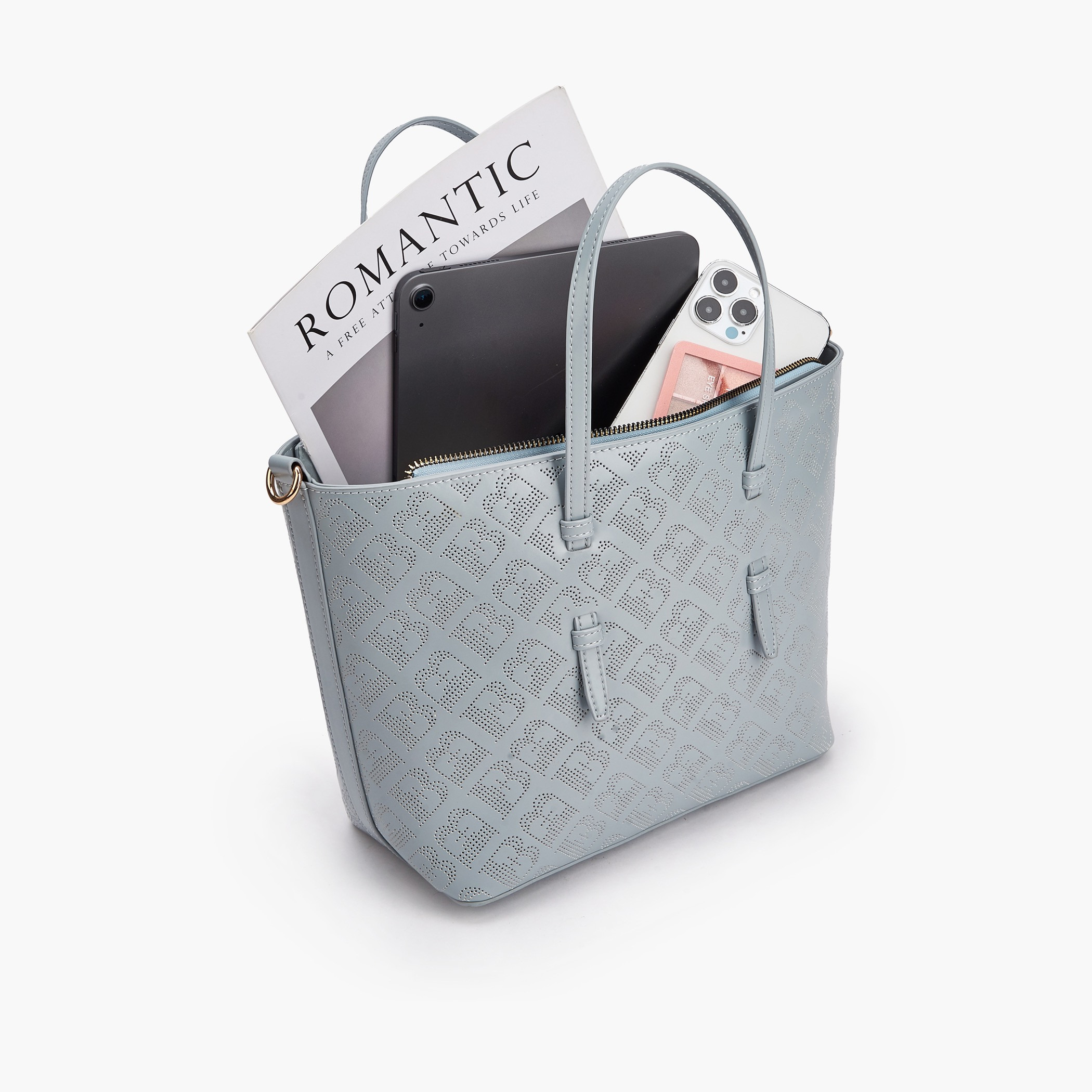 Flora Bella Laser Cut Design Tote Bag with Detachable Shoulder Strap-women-bagsandwallets-handbags-image-8