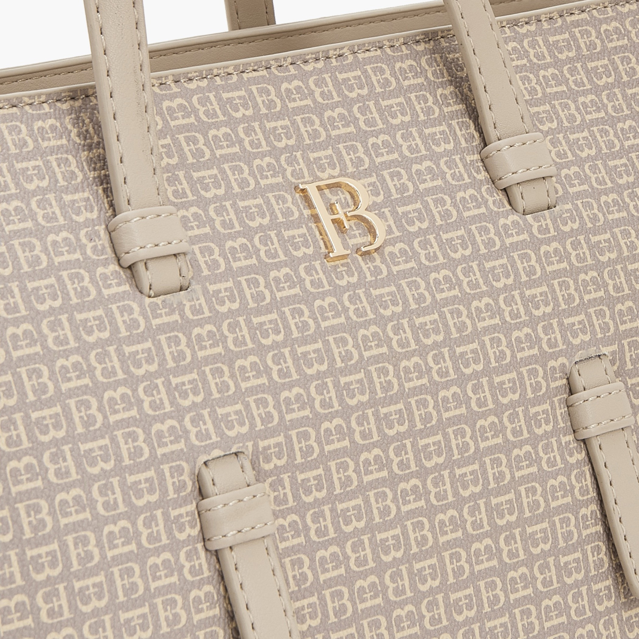 شنطة توت بطبعة مونوغرام وحزام قابل للفصل من فلورا بيلا-women-bagsandwallets-handbags-image-4