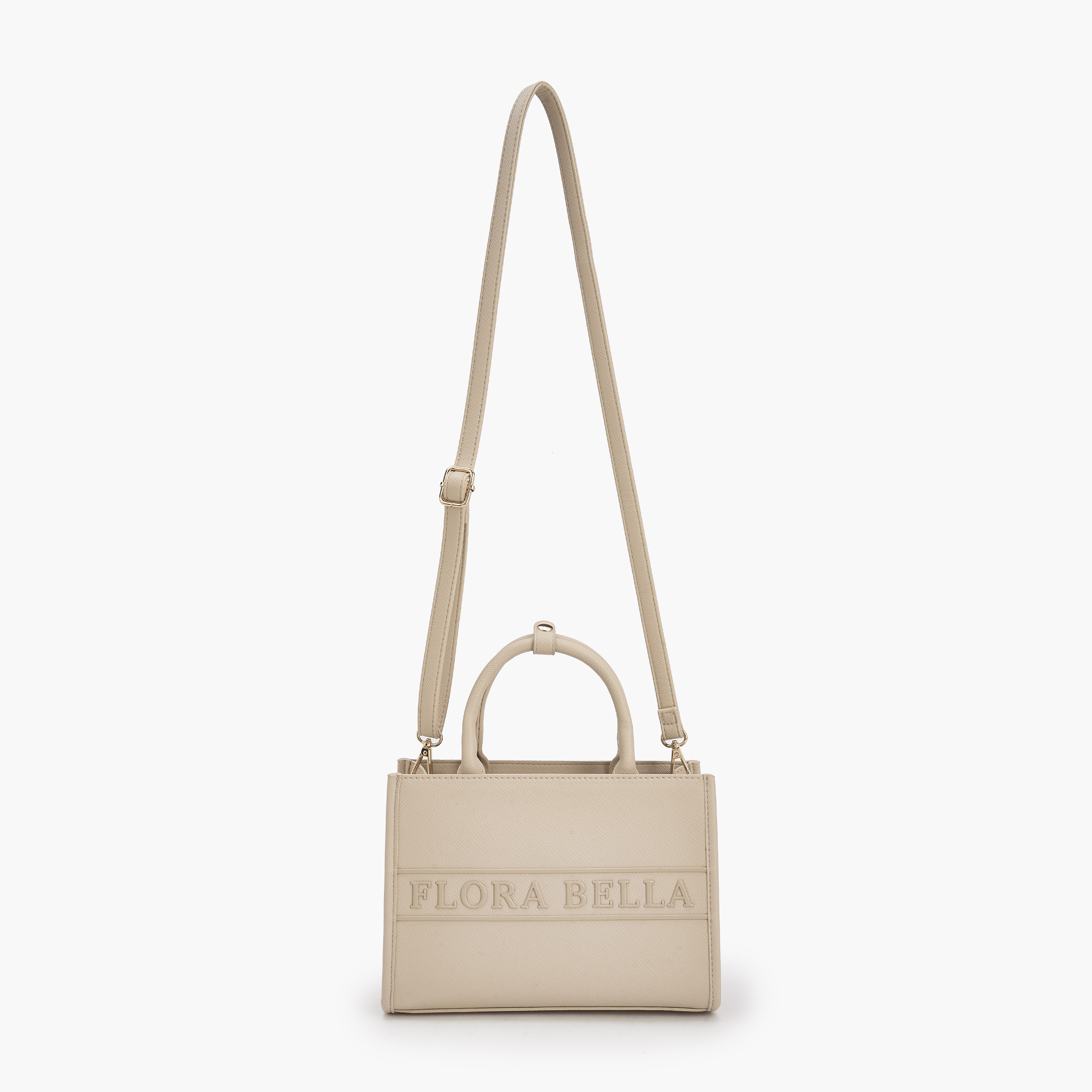 شنطة توتي بشعار منقوش مع حزام قابل للفصل من فلورا بيلا-women-bagsandwallets-handbags-image-3