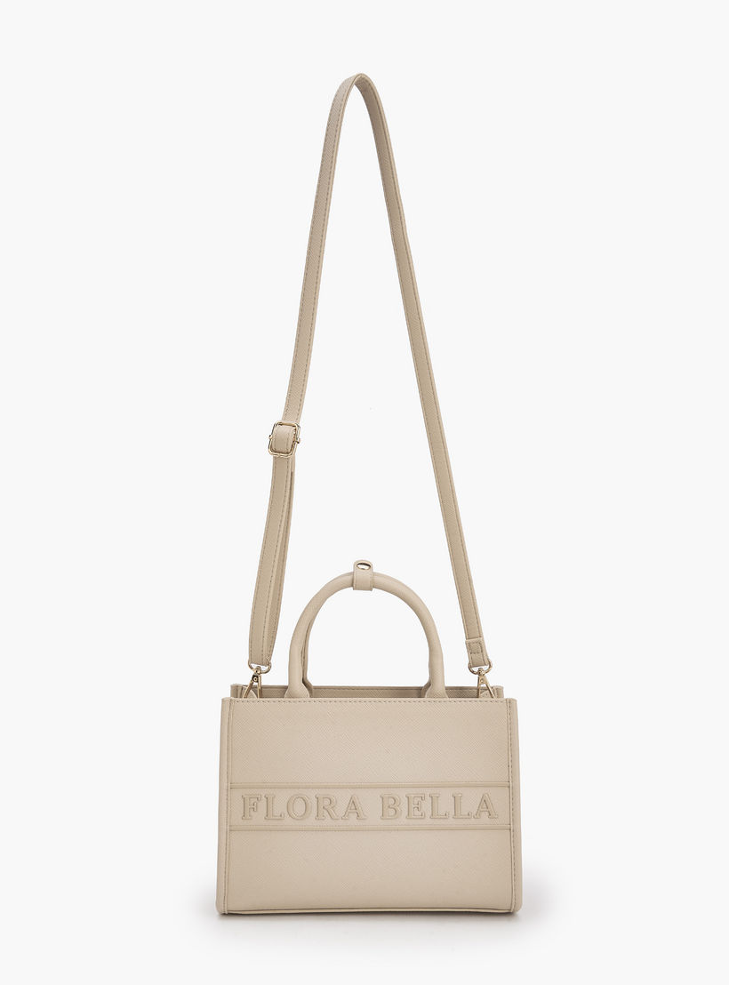 شنطة توتي بشعار منقوش مع حزام قابل للفصل من فلورا بيلا-women-bagsandwallets-handbags-image-3