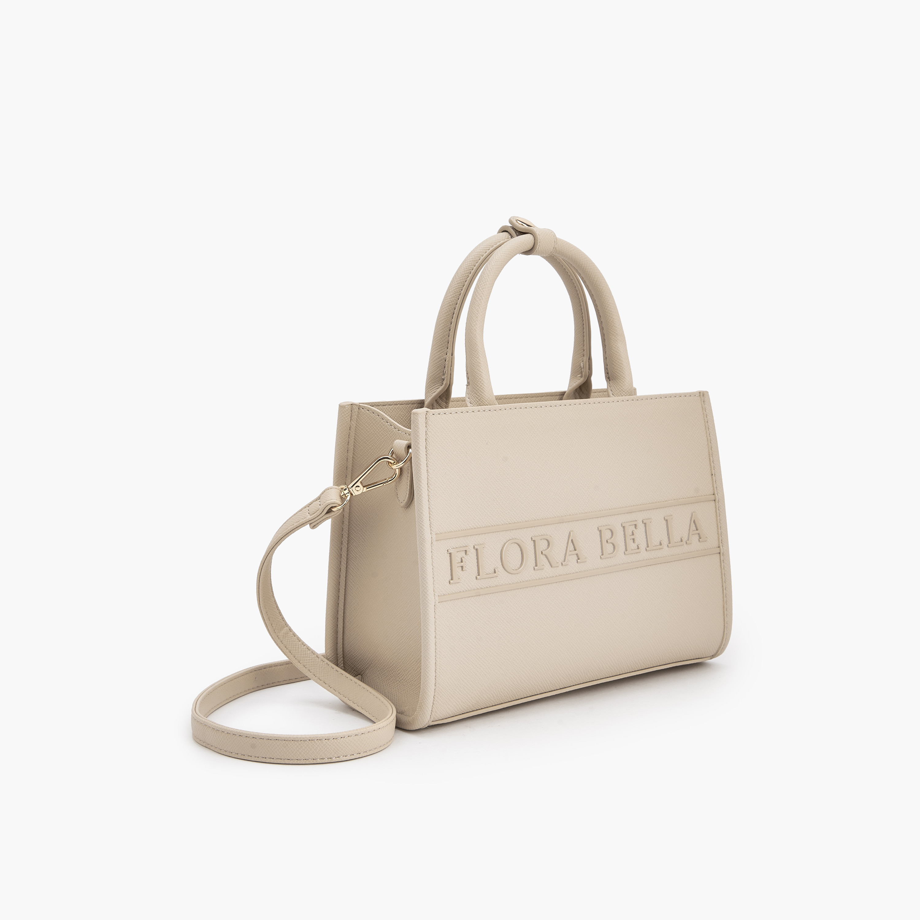 شنطة توتي بشعار منقوش مع حزام قابل للفصل من فلورا بيلا-women-bagsandwallets-handbags-image-4