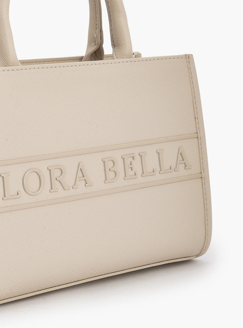 شنطة توتي بشعار منقوش مع حزام قابل للفصل من فلورا بيلا-women-bagsandwallets-handbags-image-6