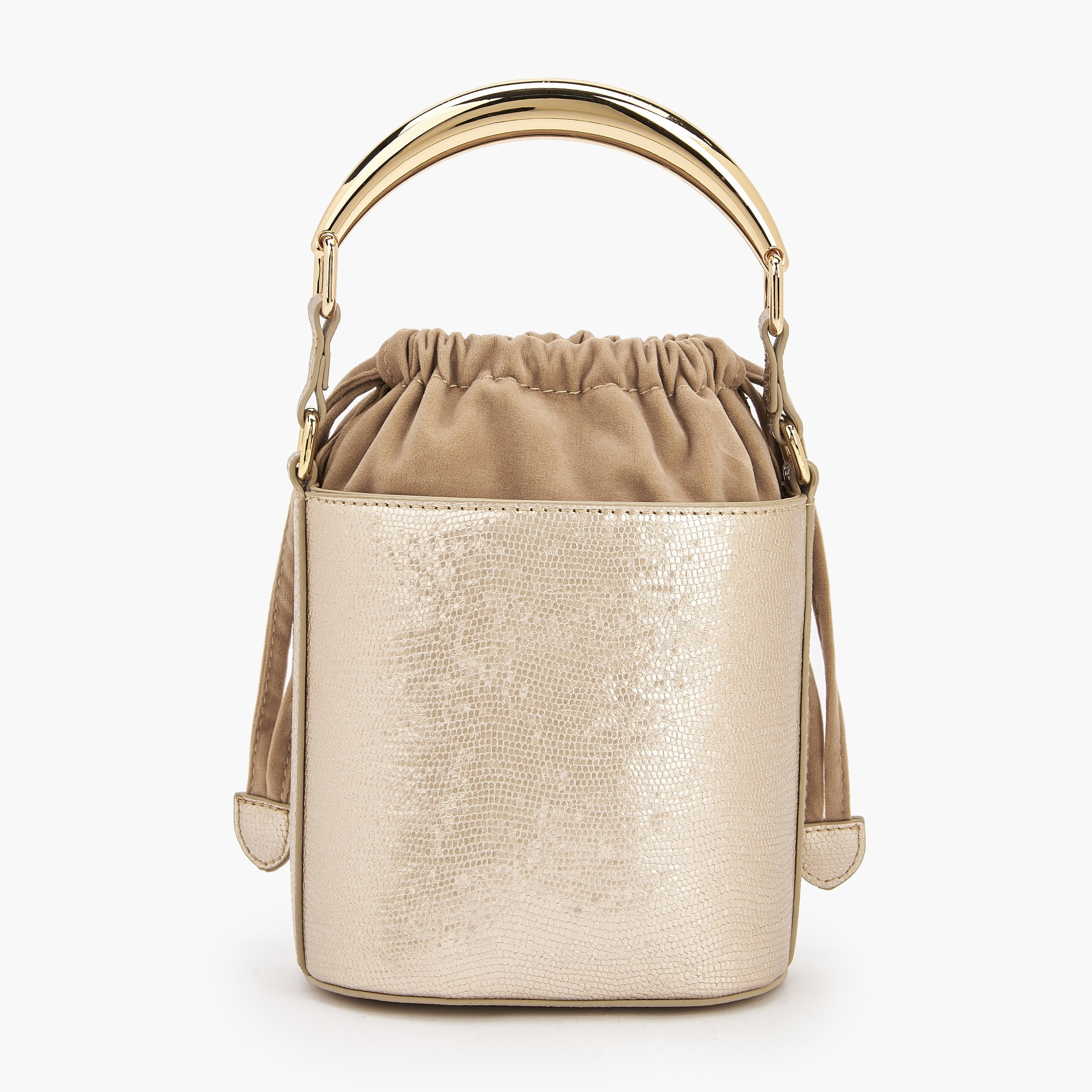 شنطة دلو بارزة الملمس برباط إغلاق من فلورا بيلا-women-bagsandwallets-handbags-image-1