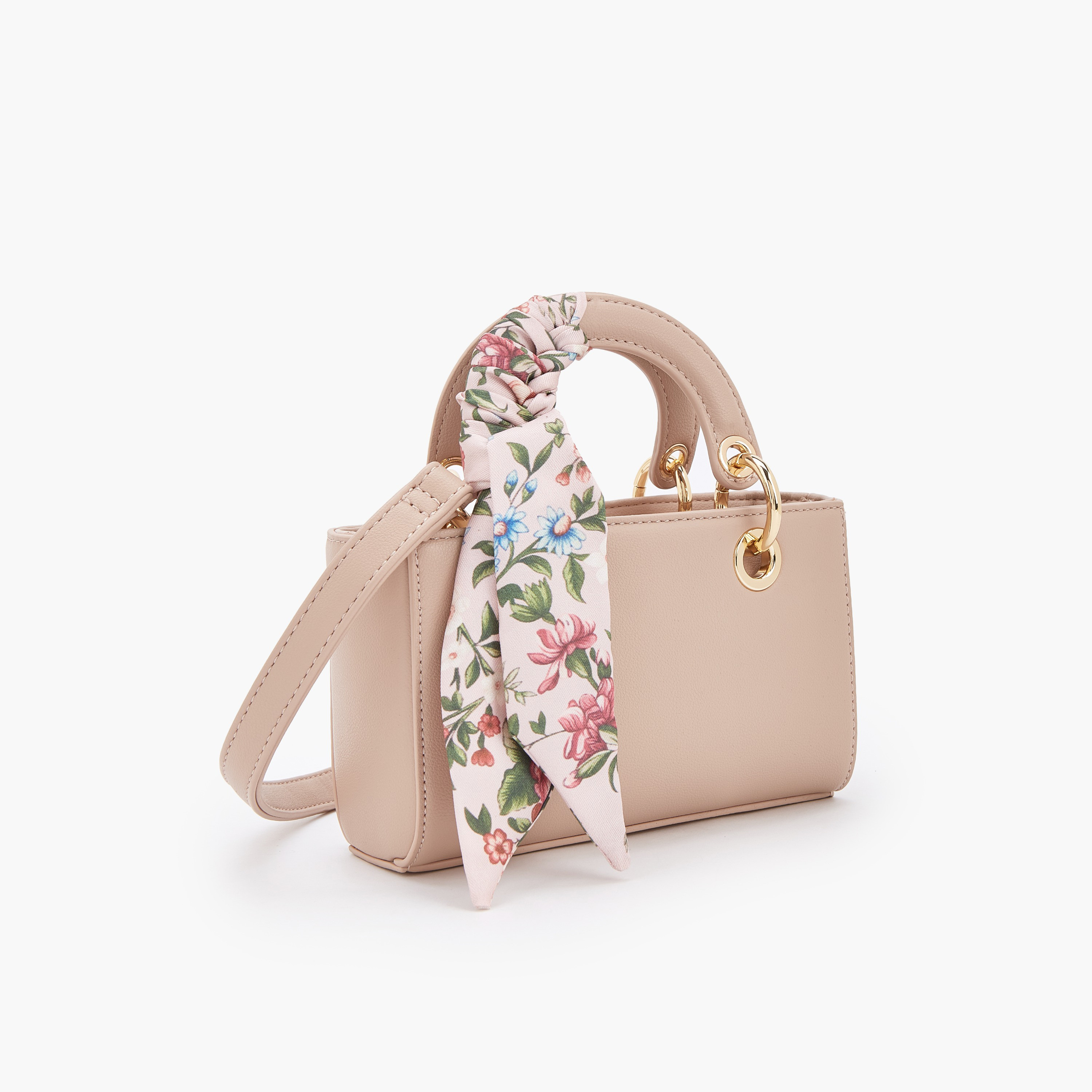 Flora Bella Textured Crossbody Bag with Scarf Accent-women-bagsandwallets-handbags-image-3