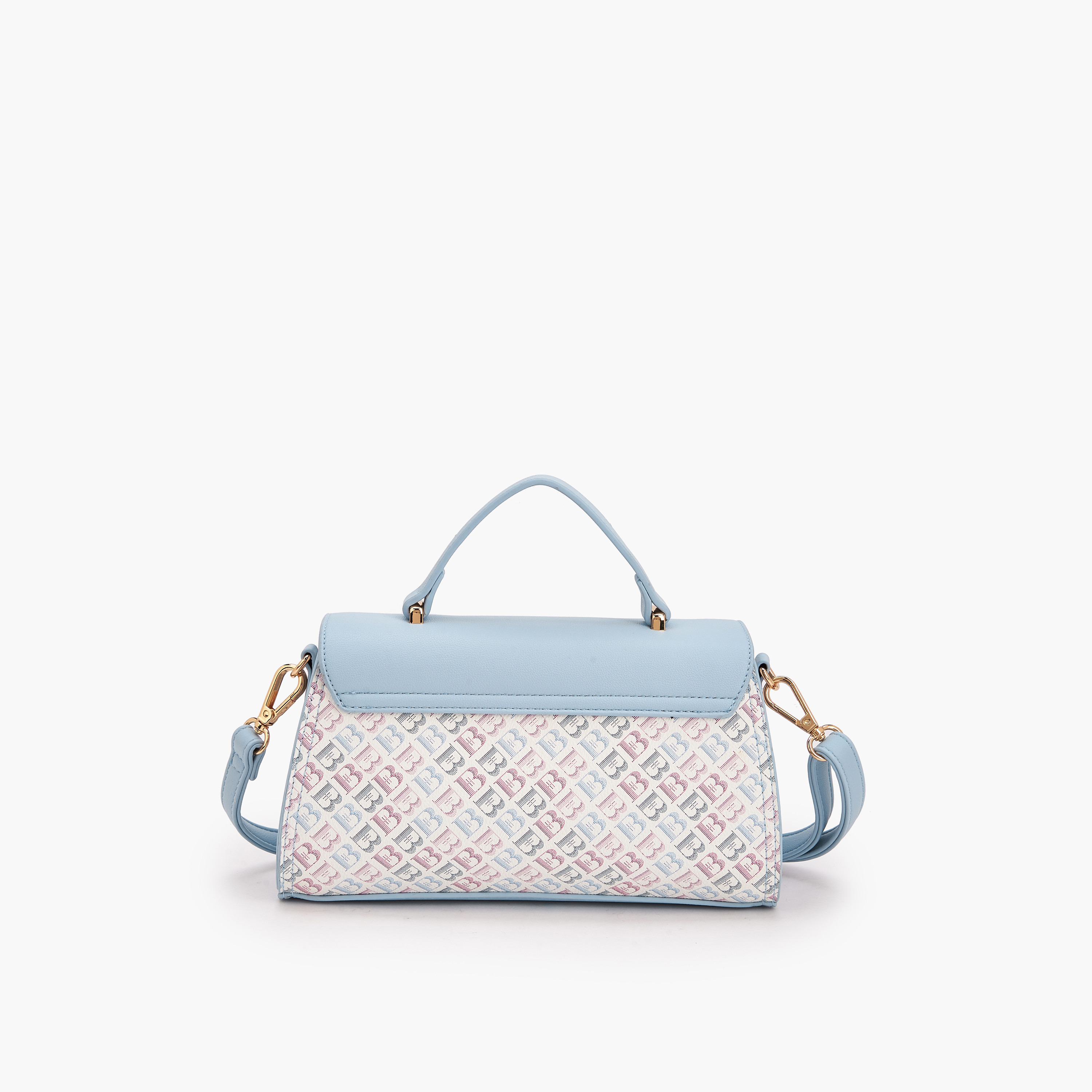 شنطة ساتشل بطبعات مونوجرام وحزام قابل للفصل من فلورا بيلا-women-bagsandwallets-handbags-image-5