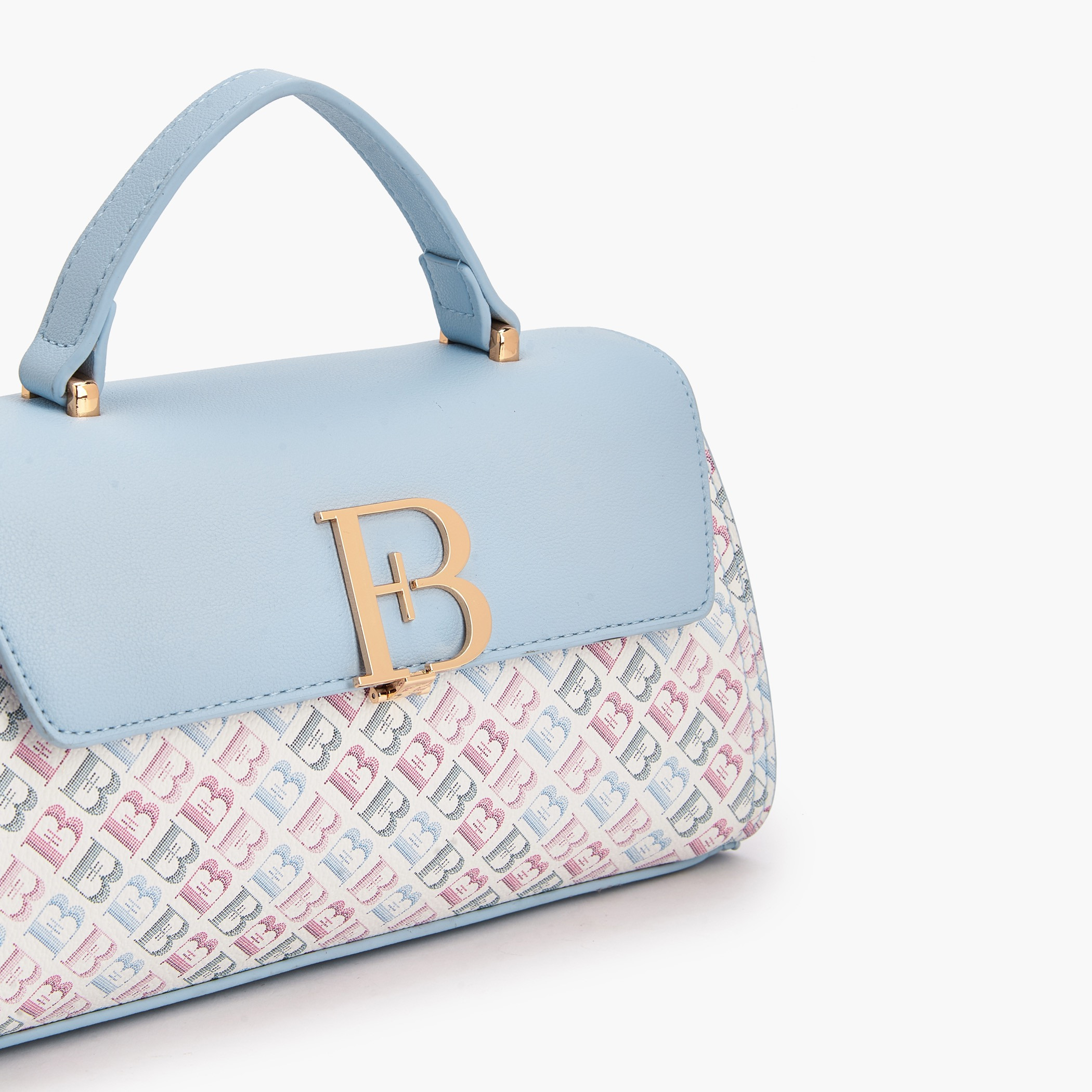 شنطة ساتشل بطبعات مونوجرام وحزام قابل للفصل من فلورا بيلا-women-bagsandwallets-handbags-image-6