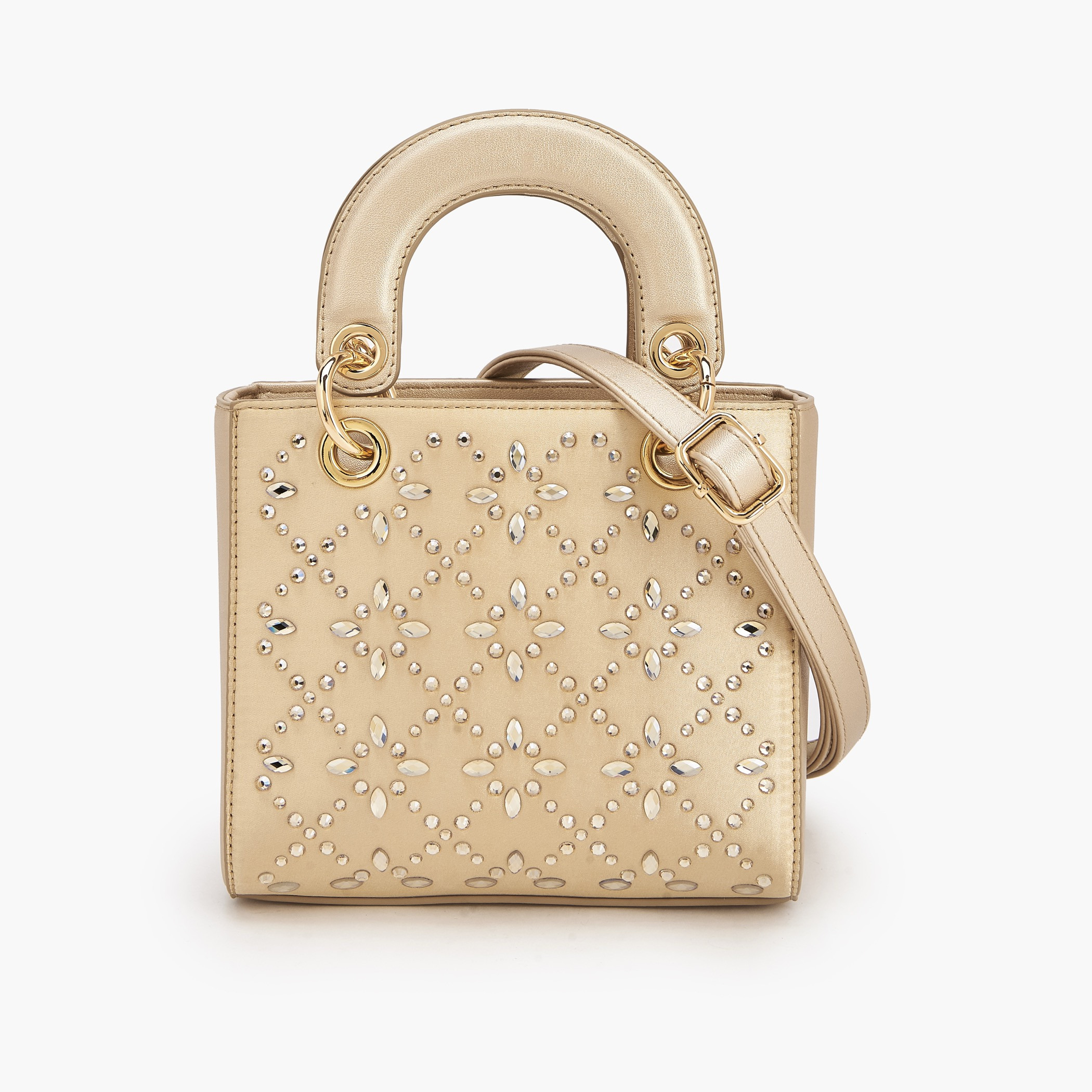 شنطة ساتشيل مزينة بحزام قابل للفصل من فلورا بيلا-women-bagsandwallets-handbags-image-1