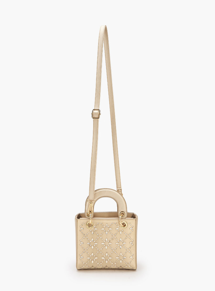 شنطة ساتشيل مزينة بحزام قابل للفصل من فلورا بيلا-women-bagsandwallets-handbags-image-3