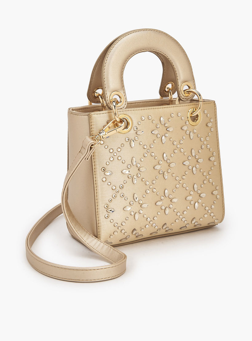 شنطة ساتشيل مزينة بحزام قابل للفصل من فلورا بيلا-women-bagsandwallets-handbags-image-5