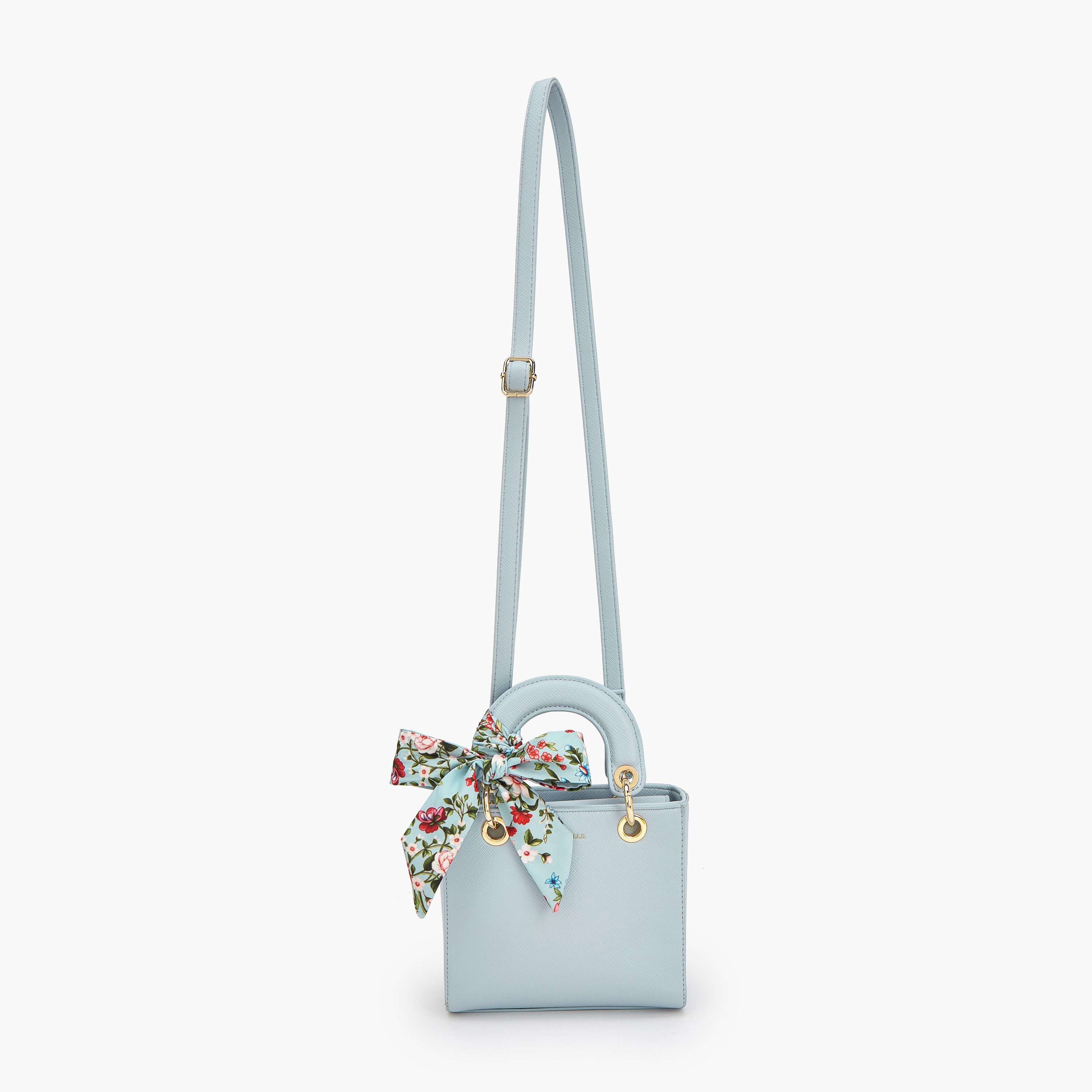 شنطة ساتشيل بارزة الملمس بوشاح بطبعات من فلورا بيلا-women-bagsandwallets-handbags-image-3