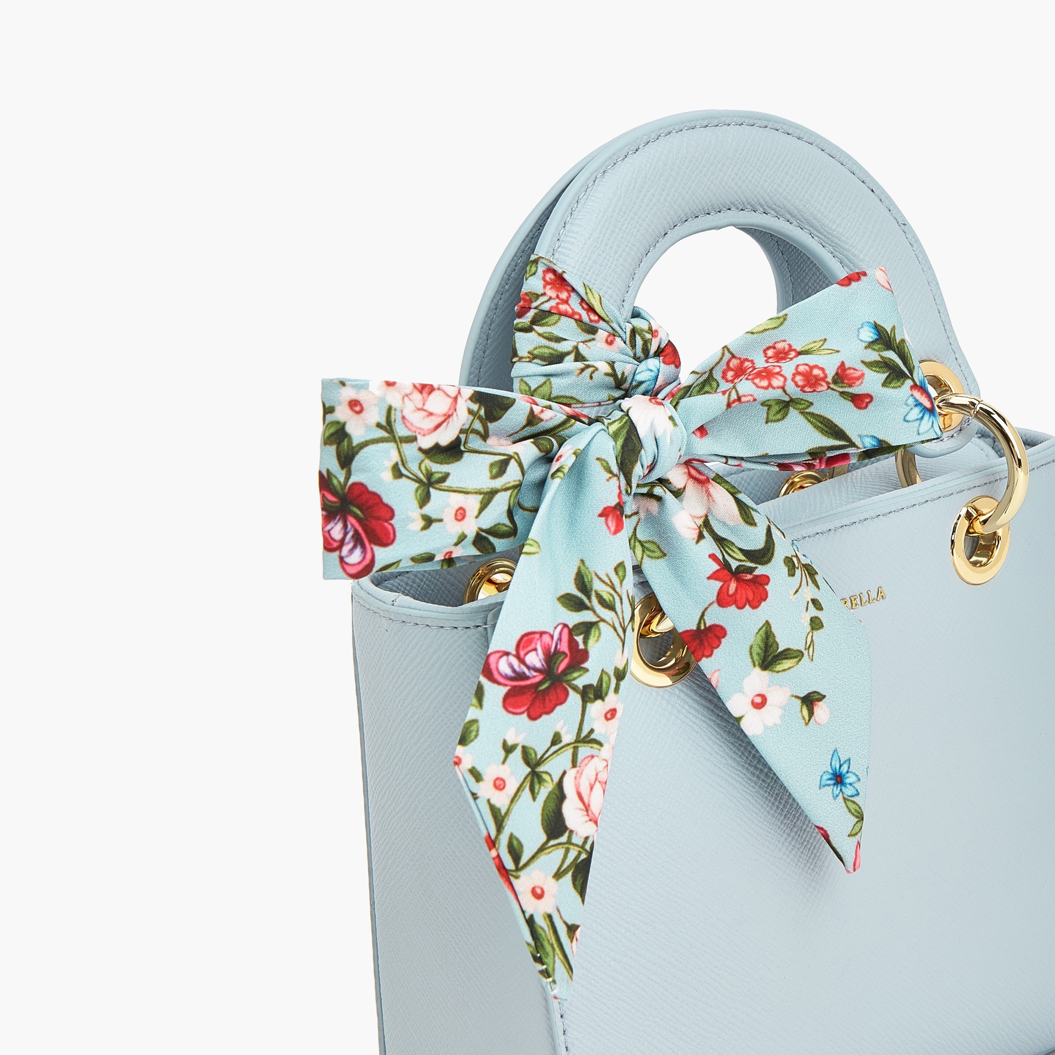 شنطة ساتشيل بارزة الملمس بوشاح بطبعات من فلورا بيلا-women-bagsandwallets-handbags-image-4