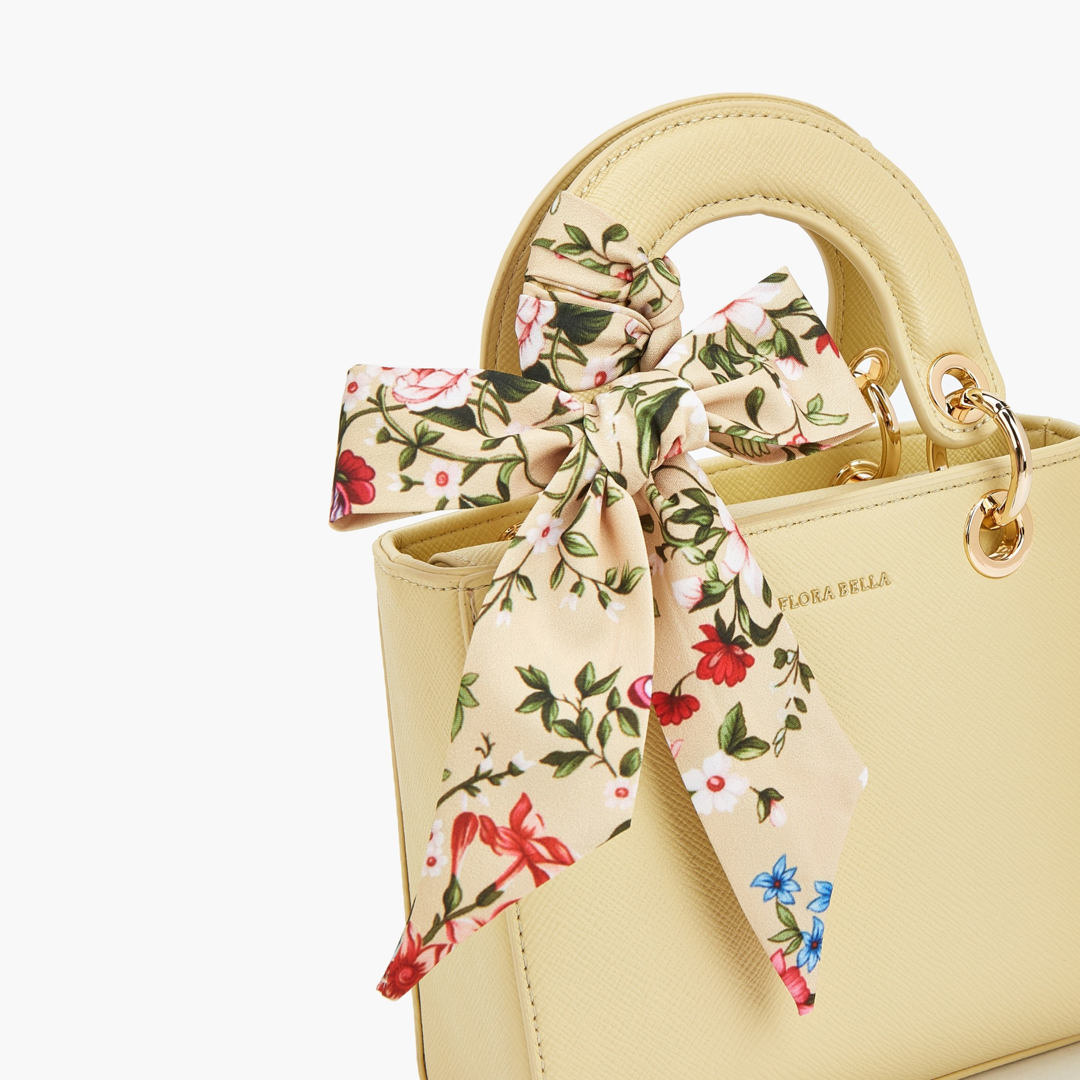 Flora Bella Textured Satchel Bag with Printed Scarf Accent-women-bagsandwallets-handbags-image-4