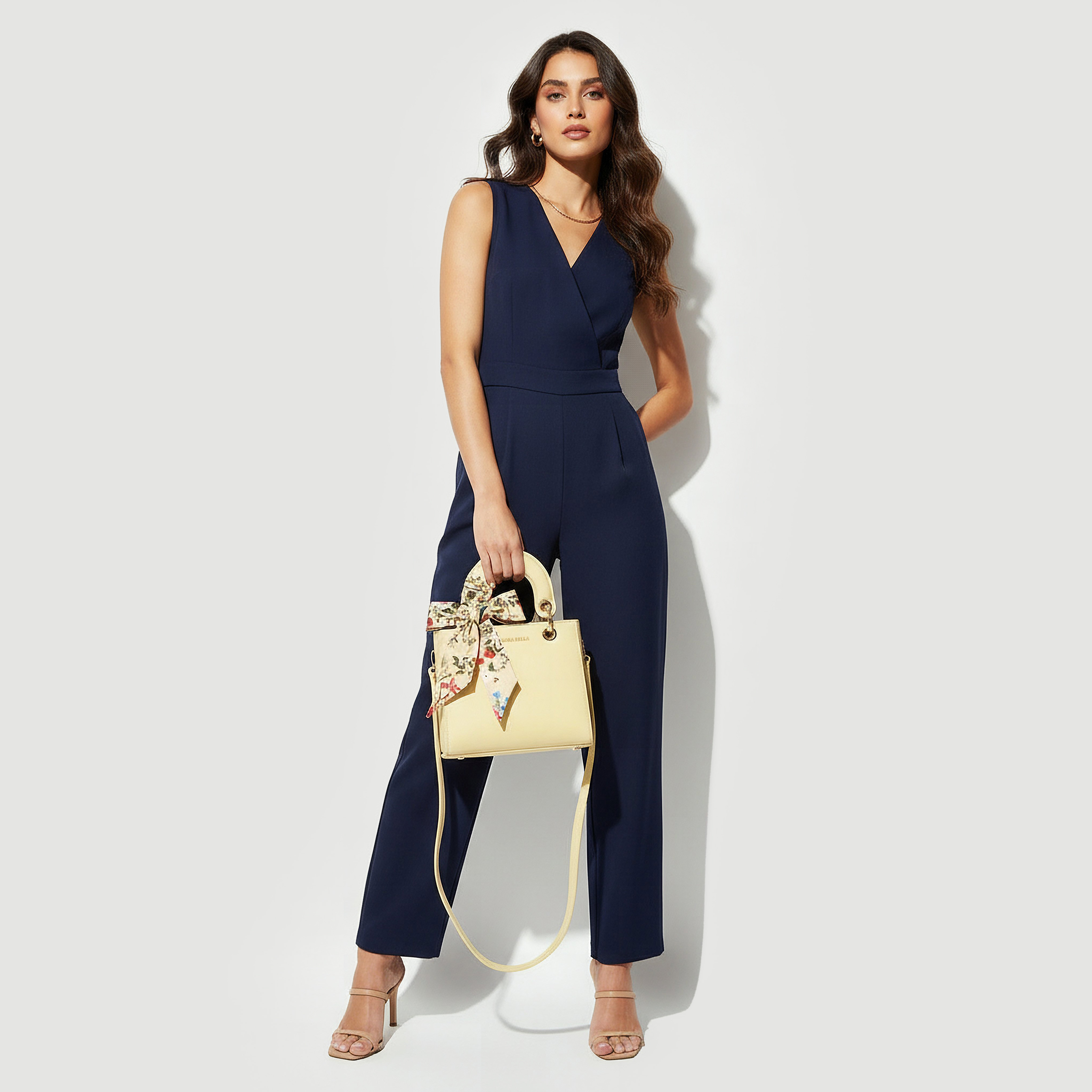Flora Bella Textured Satchel Bag with Printed Scarf Accent-women-bagsandwallets-handbags-image-8