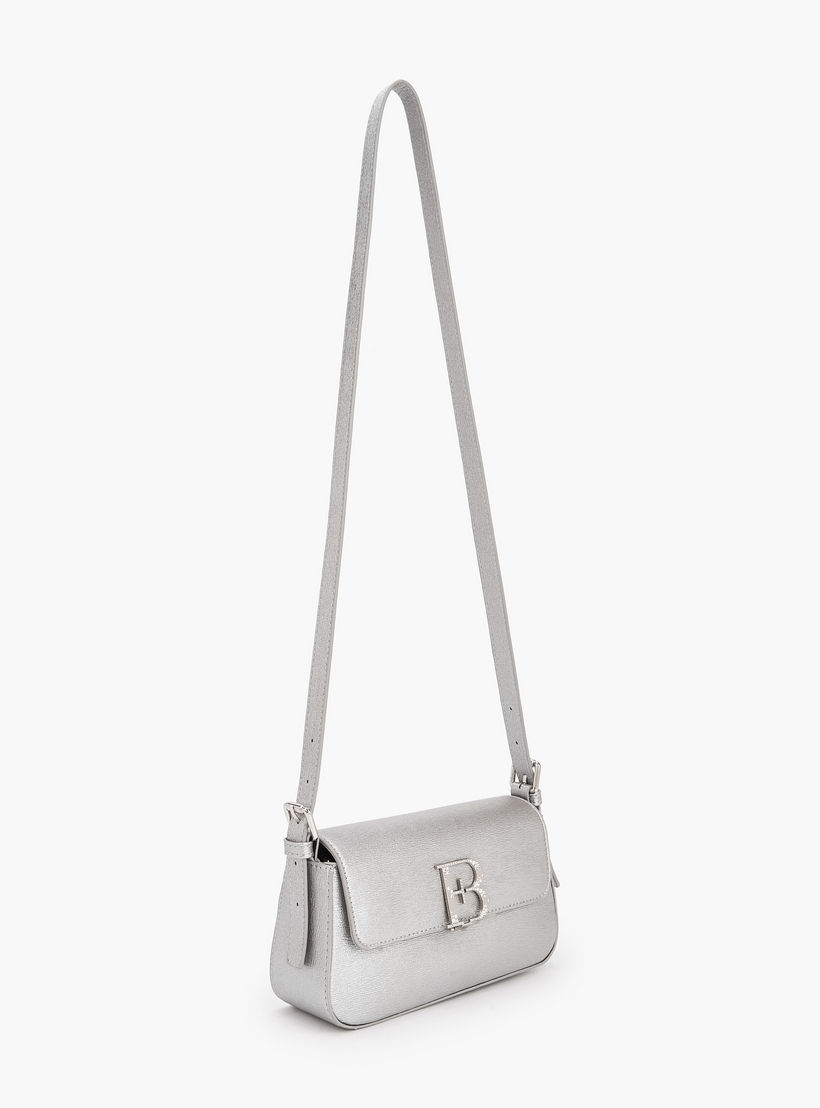شنطة كروس بودي مزينة بشعار مع حزام قابل للتعديل للنساء من فلورا بيلا-women-bagsandwallets-handbags-image-3