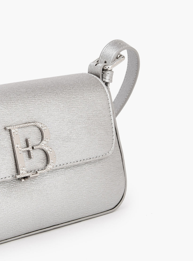 شنطة كروس بودي مزينة بشعار مع حزام قابل للتعديل للنساء من فلورا بيلا-women-bagsandwallets-handbags-image-6