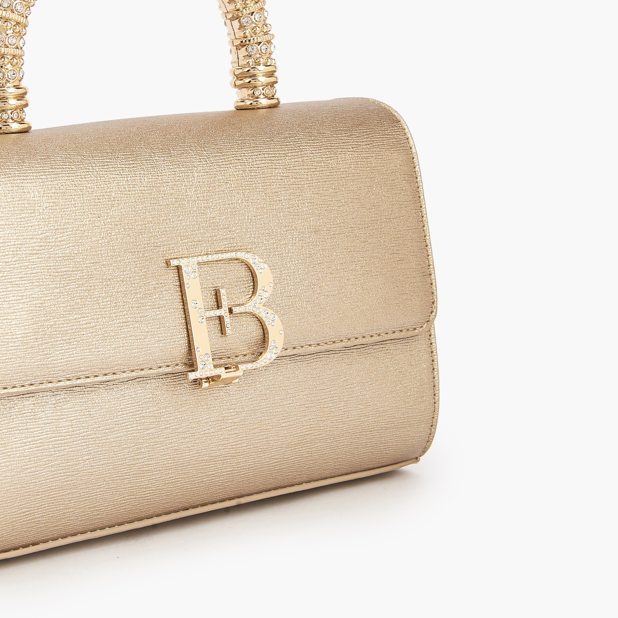 Floral Bella Logo Embellished Satchel Bag with Detachable Strap-women-bagsandwallets-handbags-image-6