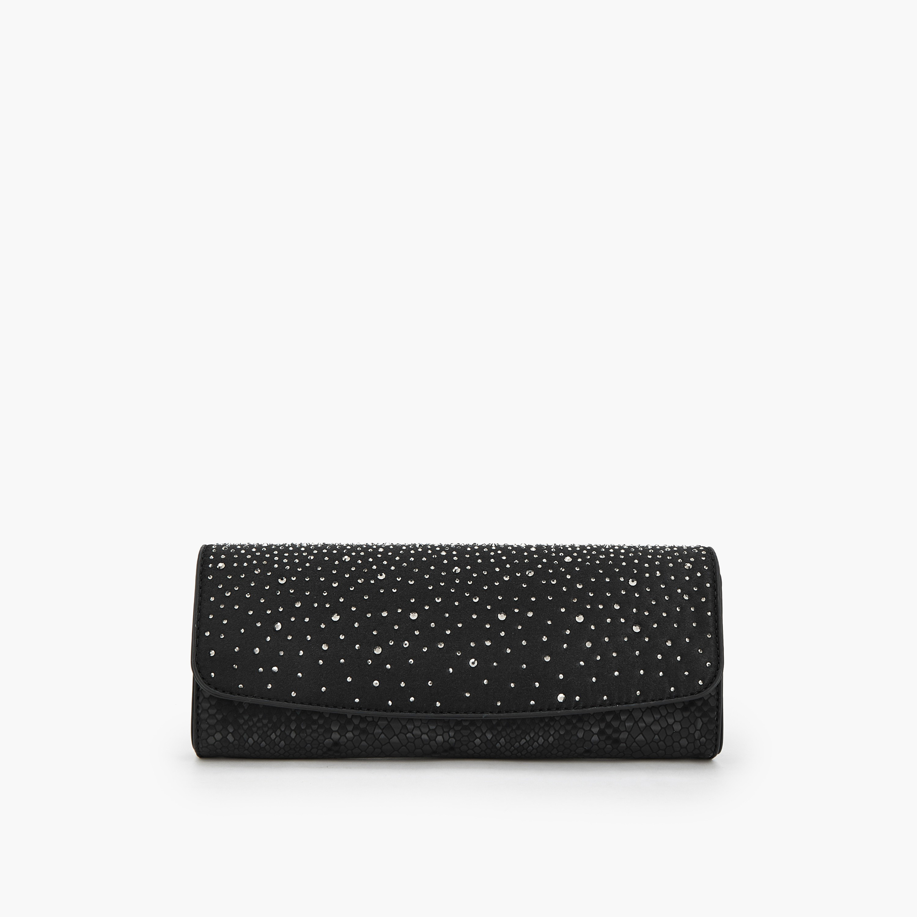 Flora Bella Embellished Clutch with Chain Strap-women-bagsandwallets-handbags-image-1